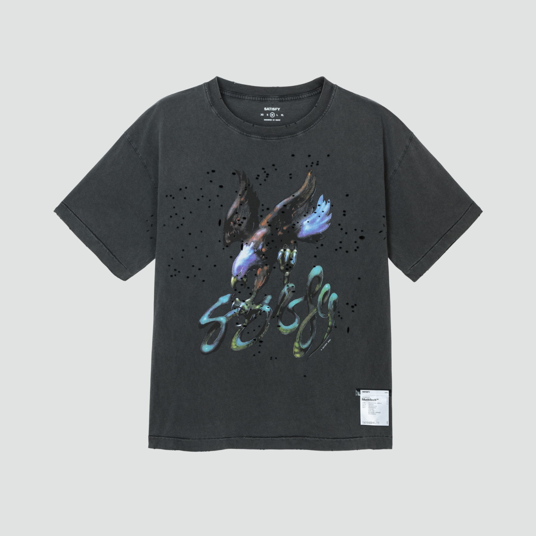Satisfy MothTech T-Shirt - Aged Black Eagle – Le Club