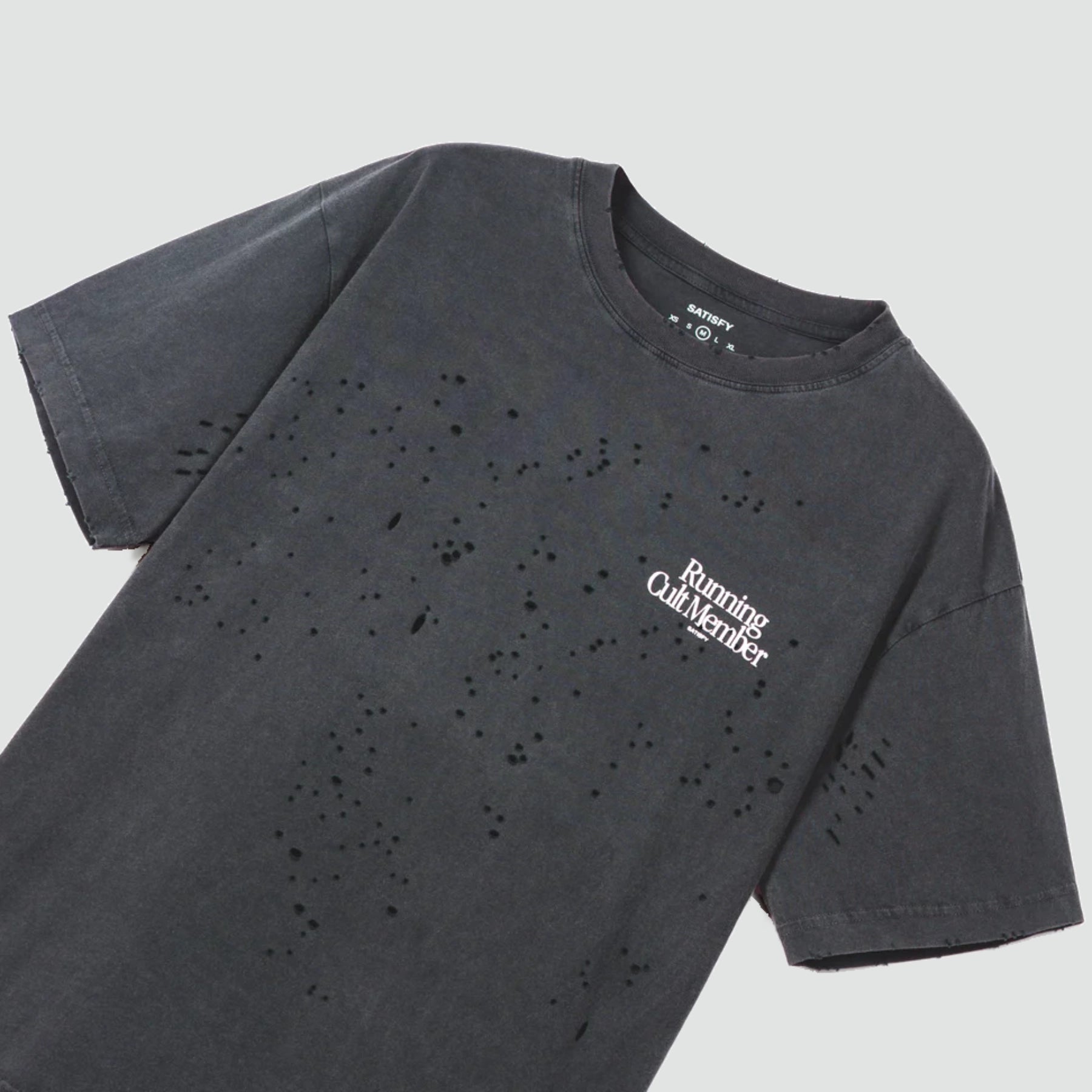 Satisfy MothTech™ T-Shirt - Aged Black – Le Club