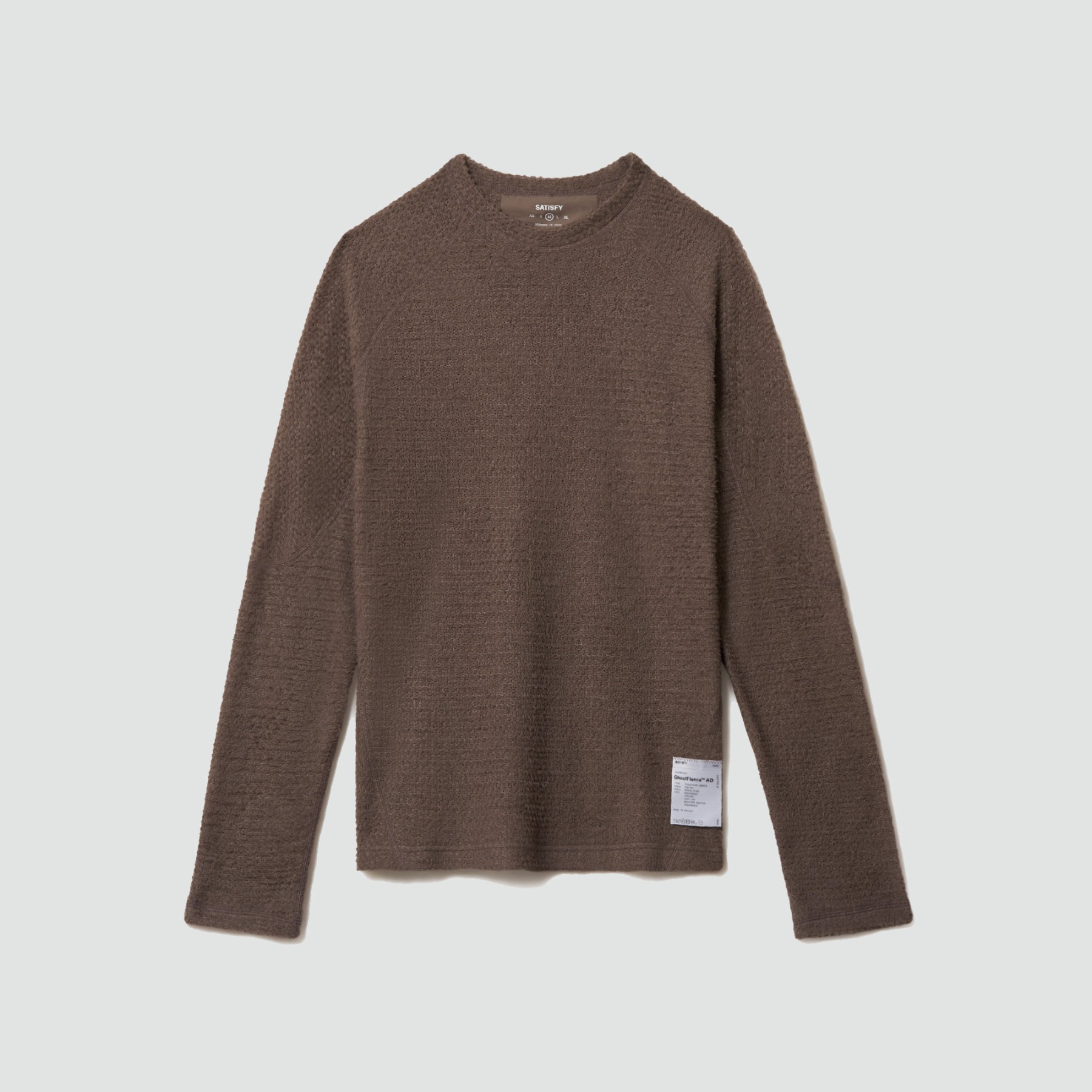 トップス satisfy running FuzzFleece AD Long Tee L FuzzFleece™ AD Long Tee – SATISFY