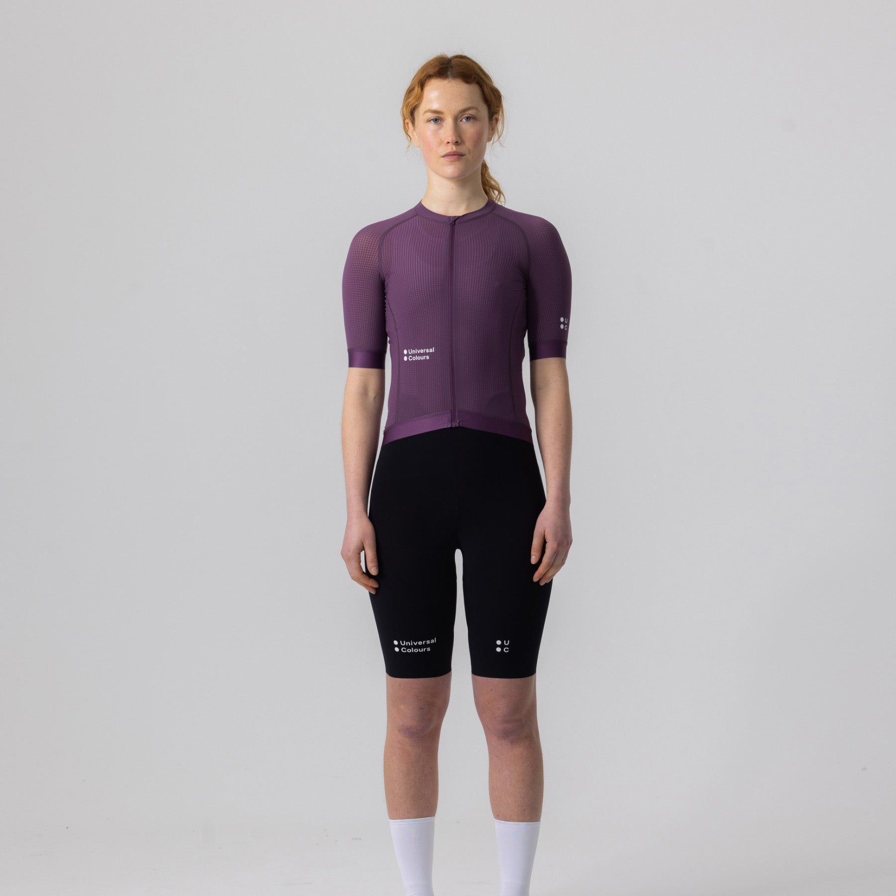 Universal Colours Chroma Womens Short Sleeve Jersey - Berry Purple Universal Colours Chroma Womens Short Sleeve Jersey - Berry Purple