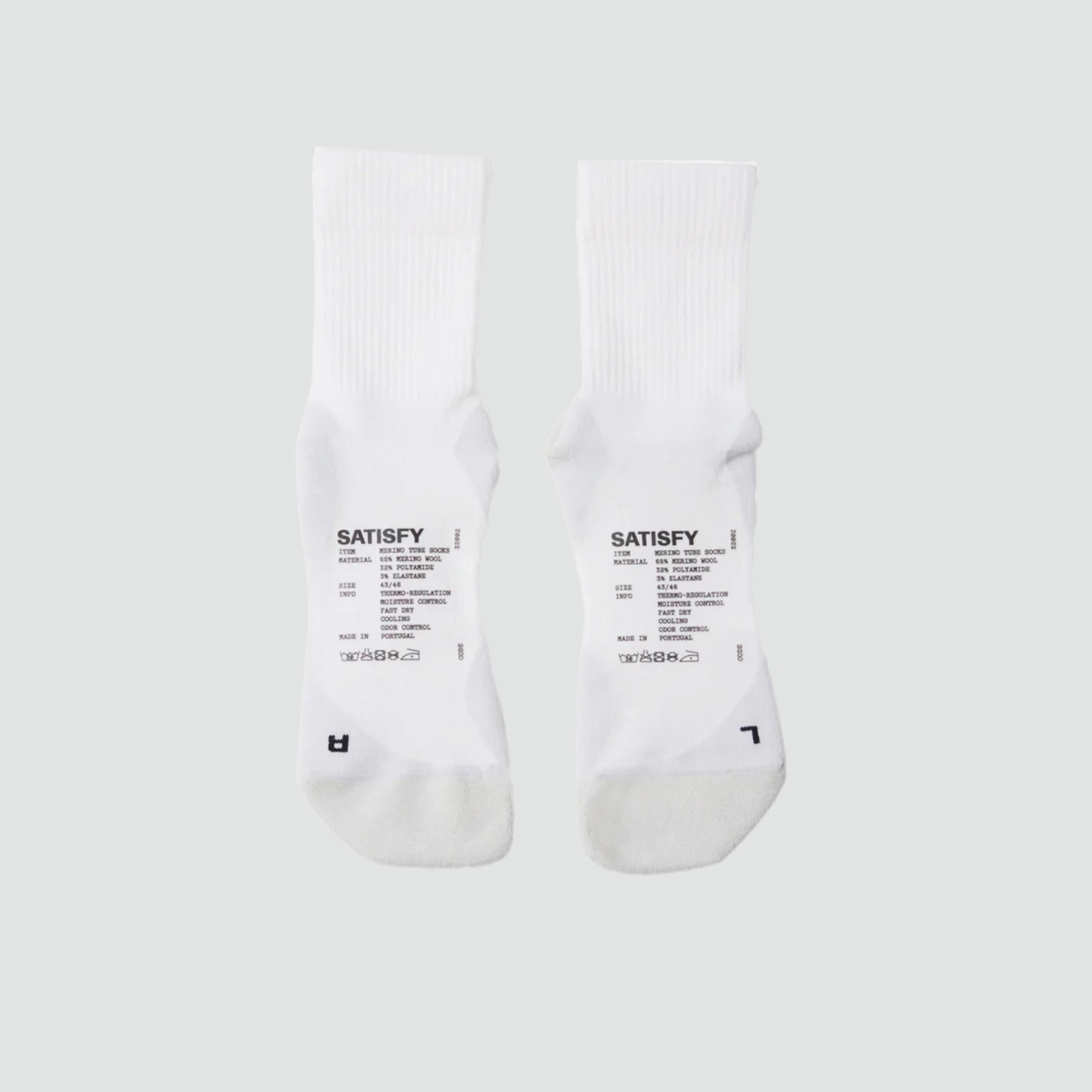 新品 SALE Satisfy Merino Nylon Tube Socks Satisfy Merino Nylon Tube Sock - Off-White – Le Club