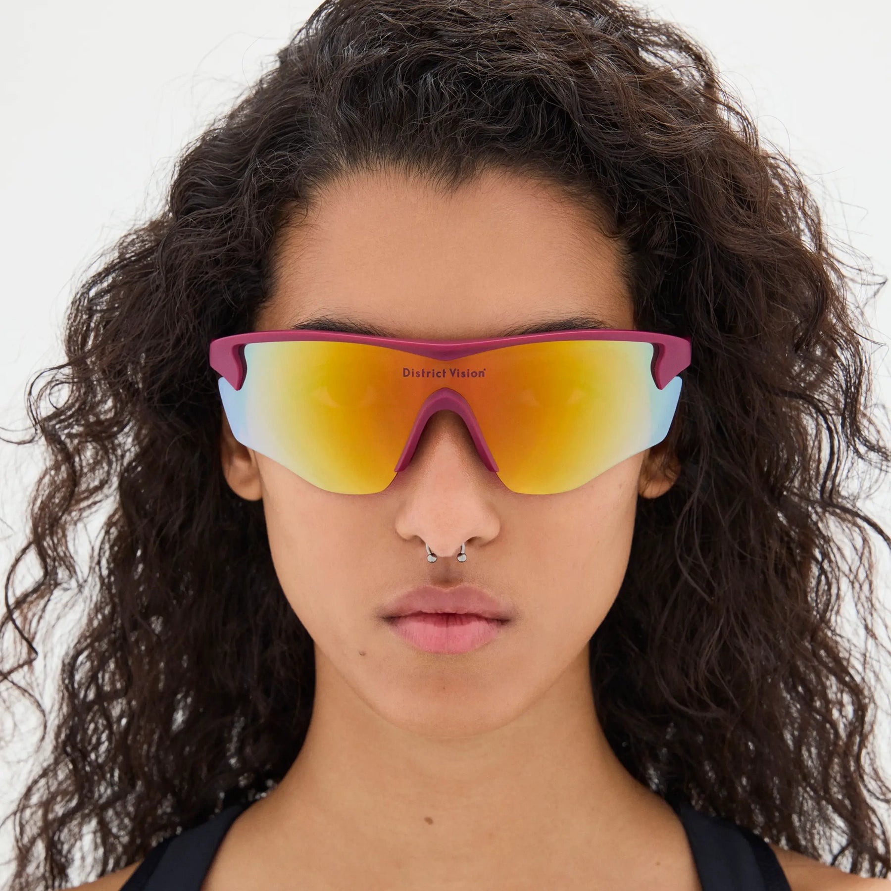 District Vision Junya Racer - Raspberry/D+ Spectral Mirror – Le Club