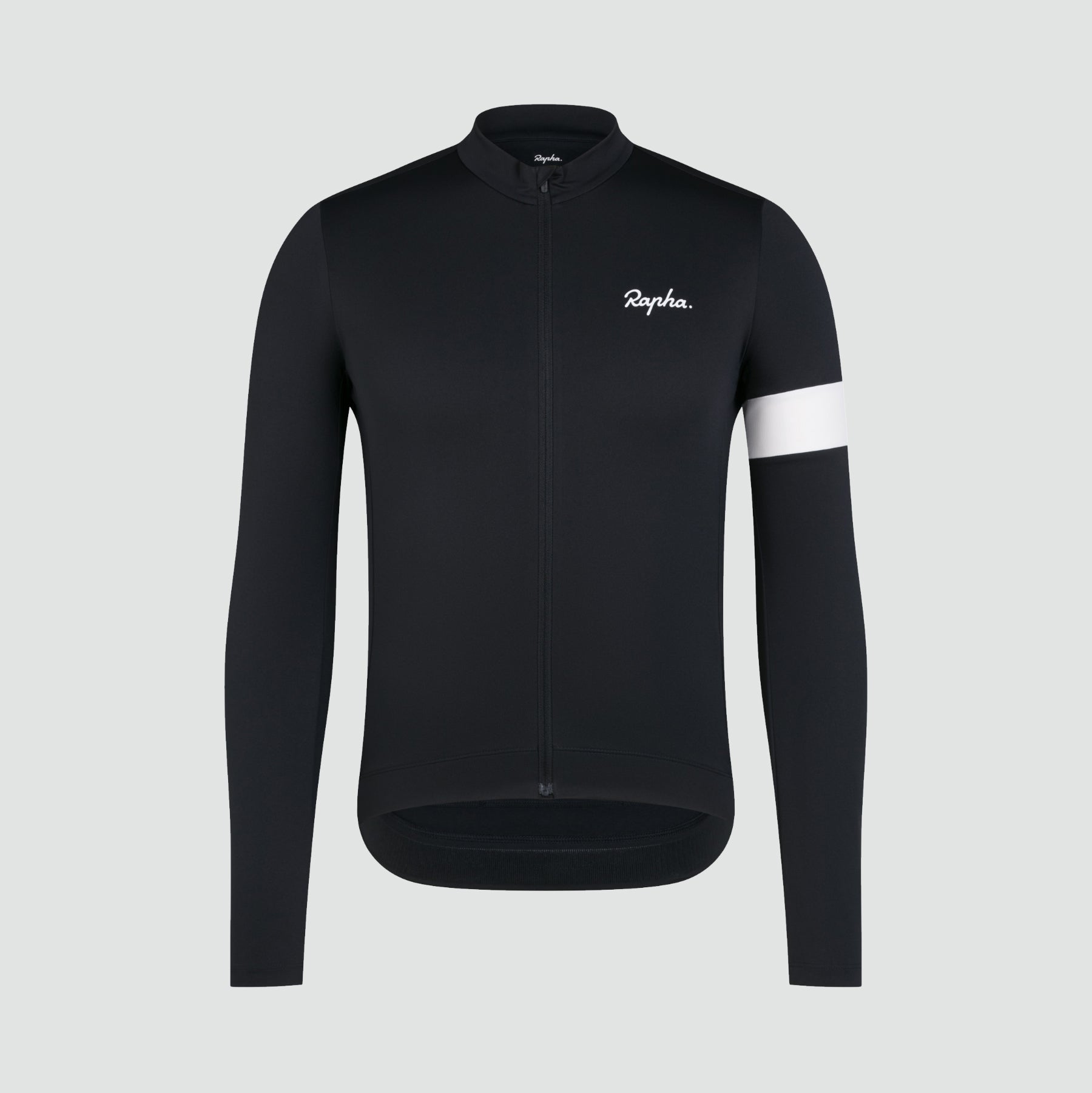 Maillot Rapha Core Homme - Long Manches Noir M - Cyclisme - Fermeture éclair