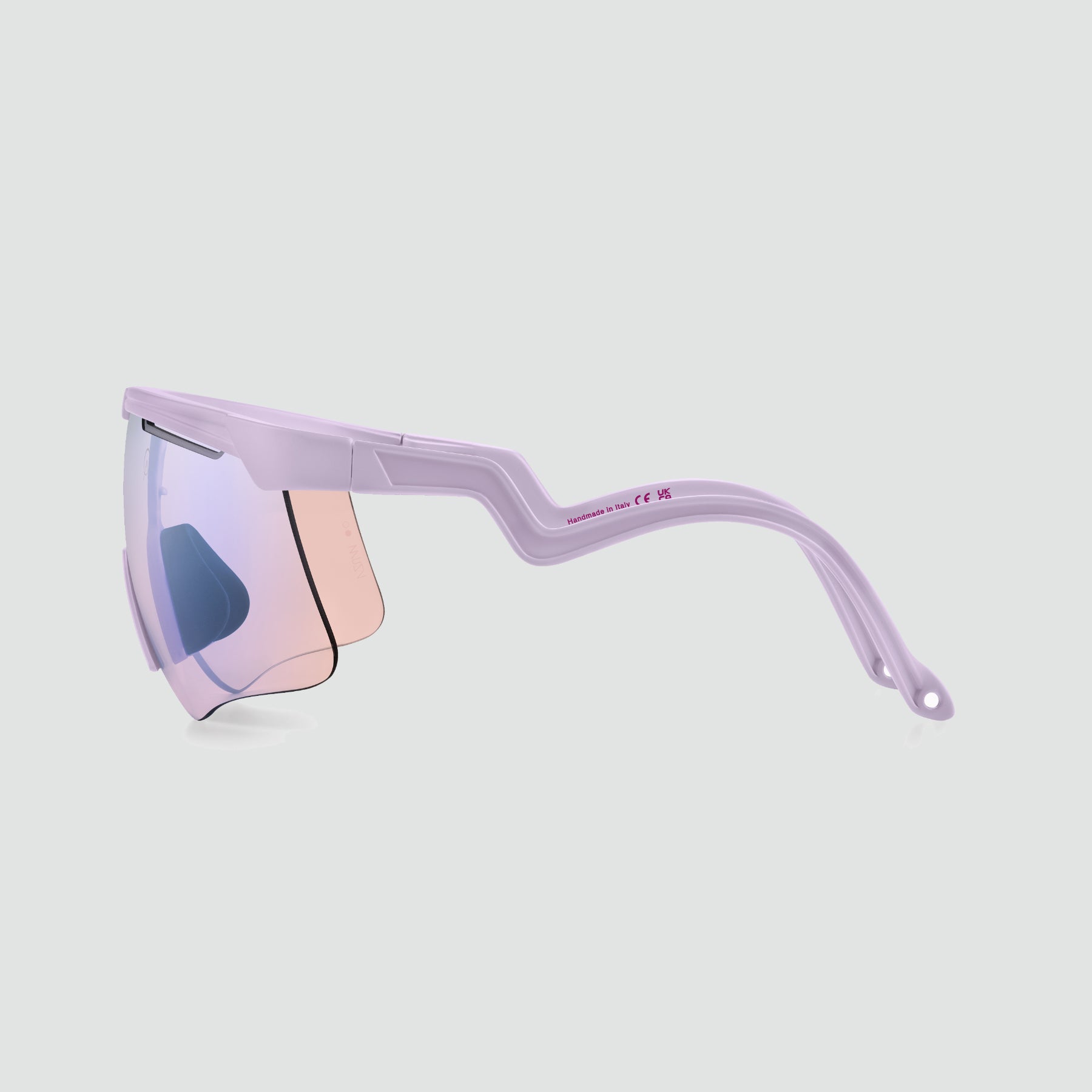 Lunettes Delta - Sequoia White VZUM™ F-LENS FLAMINGO