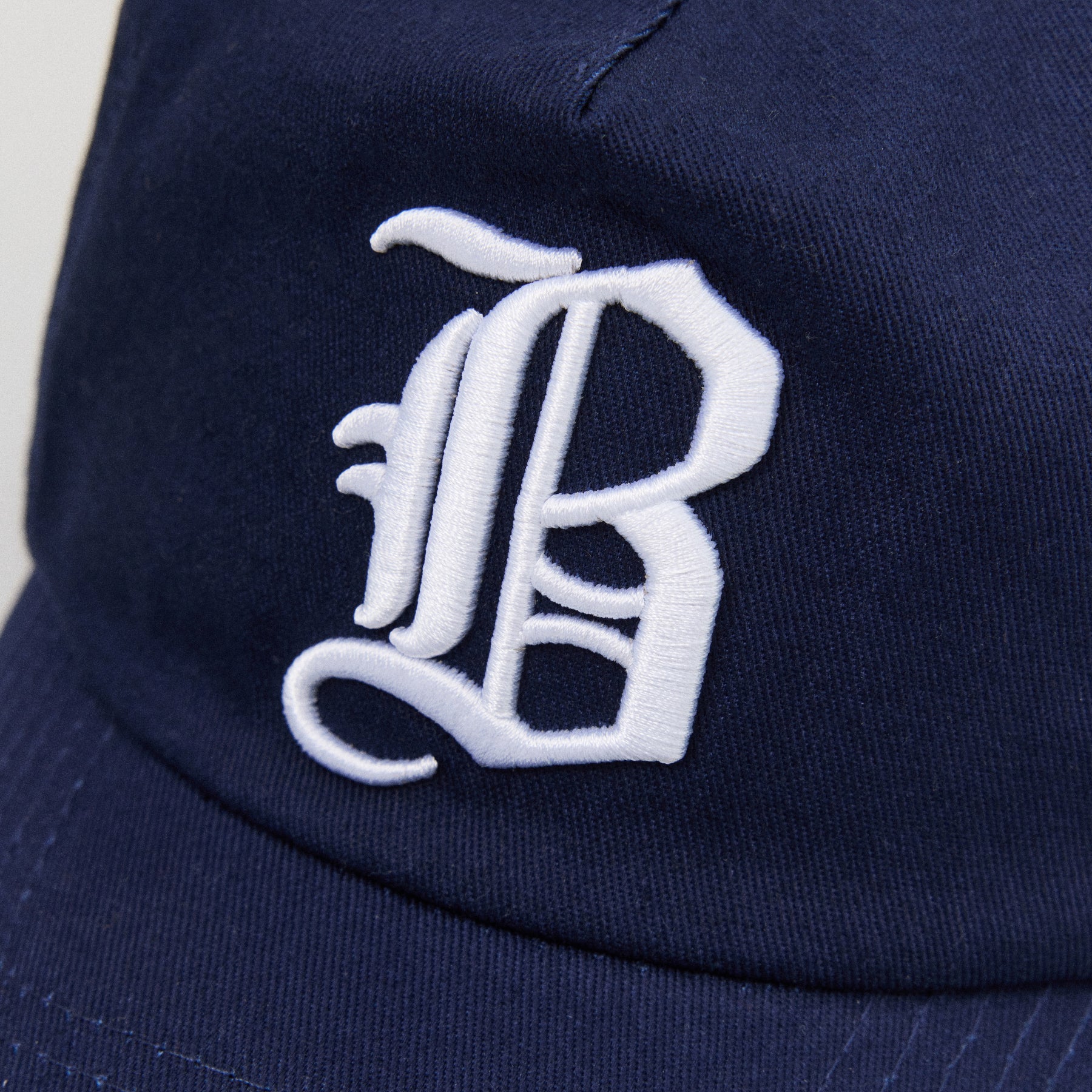 Balmoral Old English 5-Panel Hat - Navy - Le Club