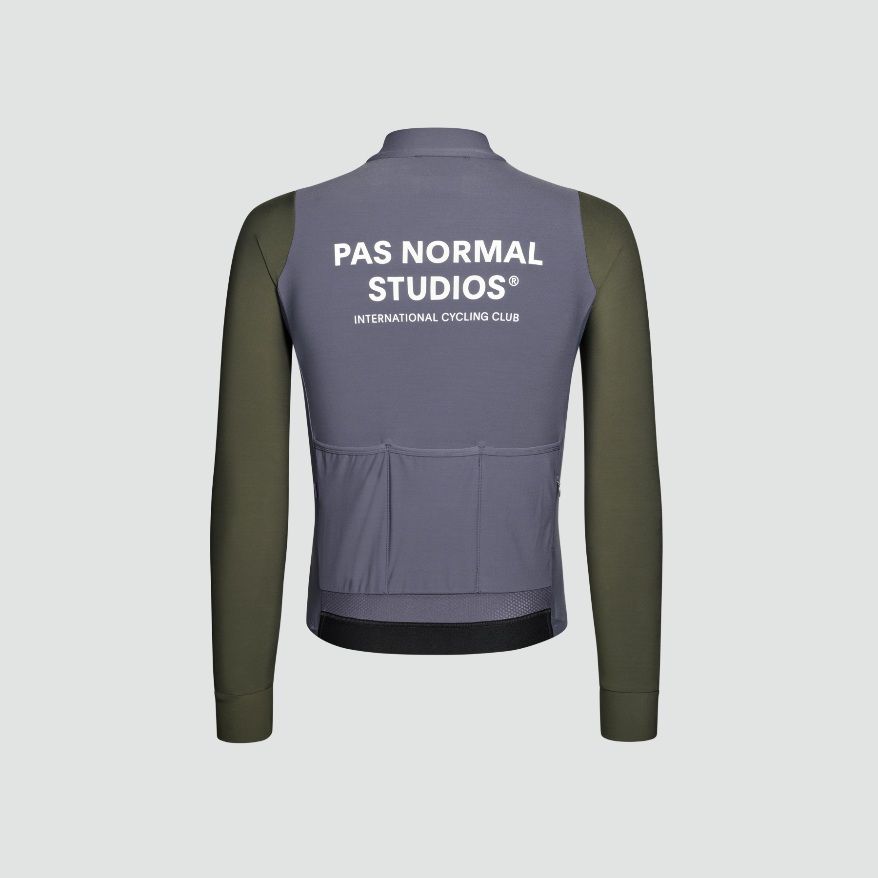 Pas Normal Studios Mechanism Long Sleeve Jersey - Steel / Dark