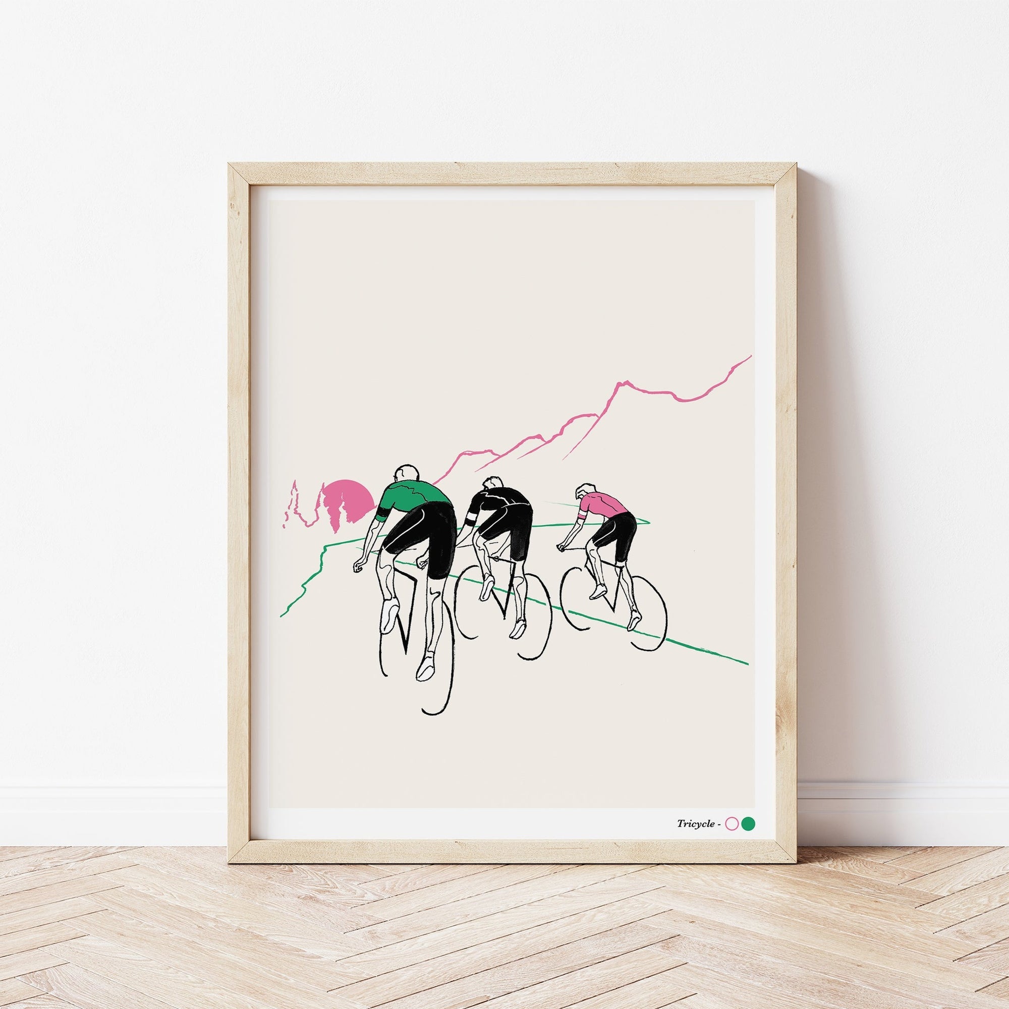 Tricycle Print by Ovso