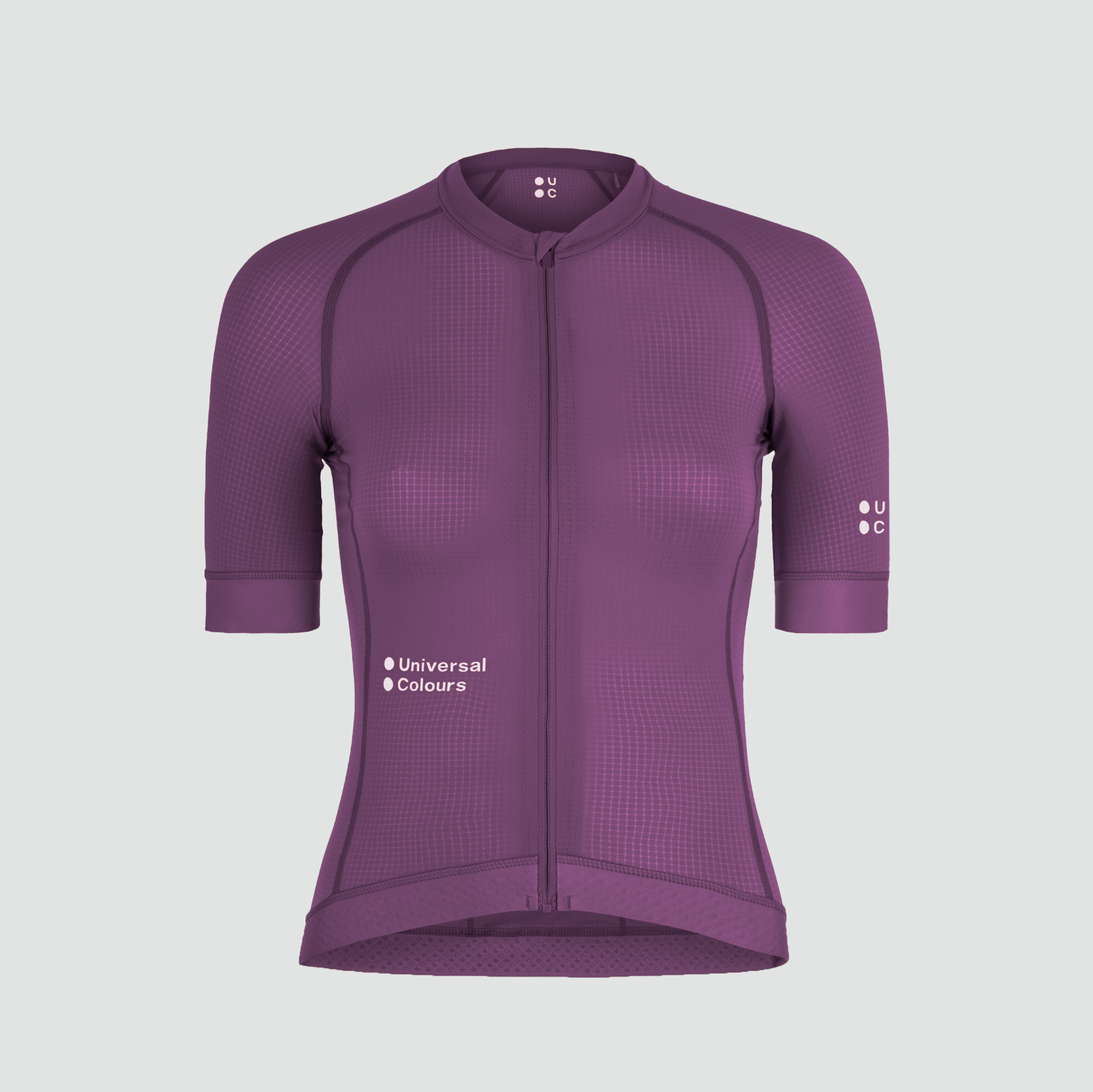ウェア universal colours Chroma womens S Universal Colours Chroma Womens Short Sleeve Jersey - Berry Purple