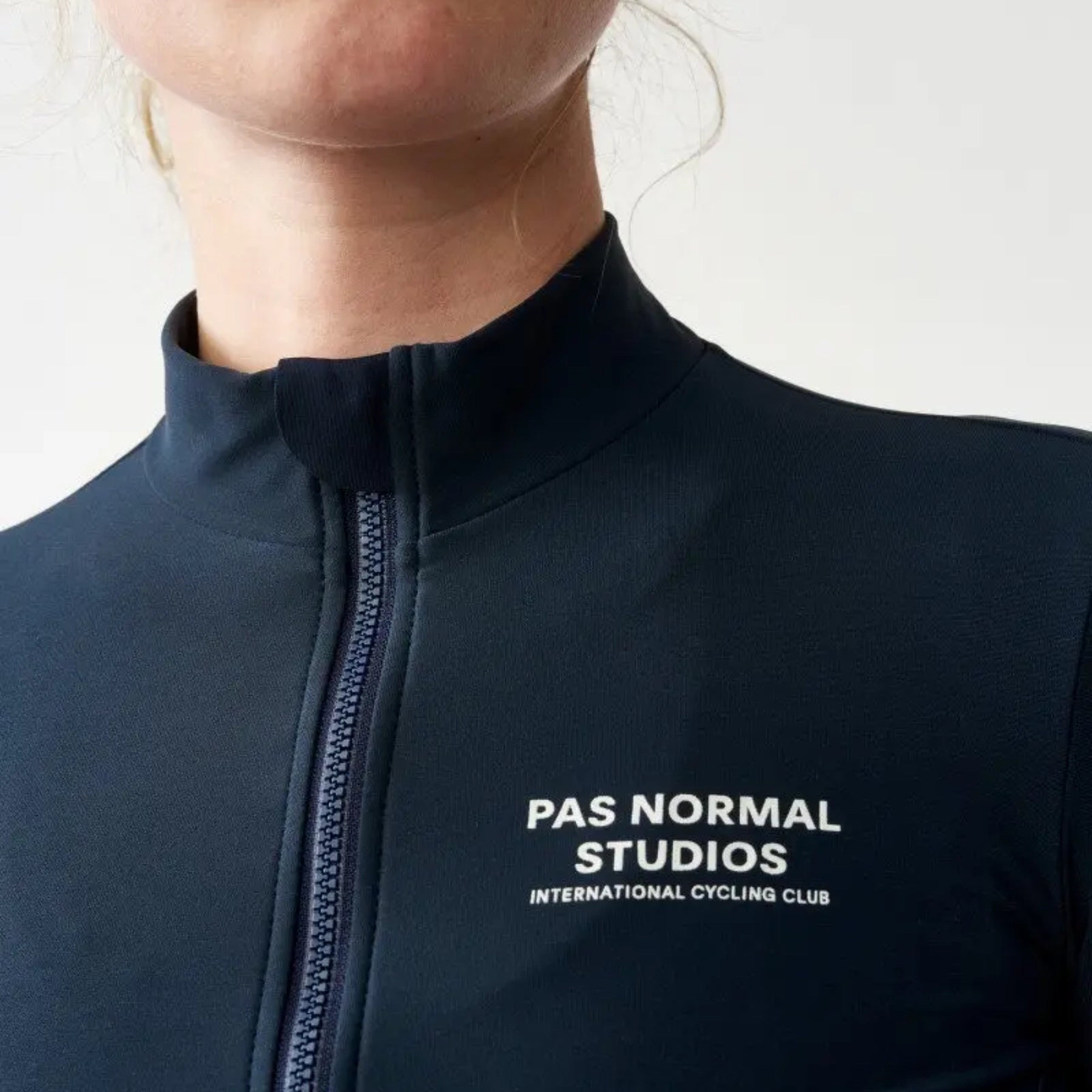 Pas Normal Studios　Mechanismジャージーネイビー M Pas Normal Studios Women's Mechanism Long Sleeve Jersey - Navy