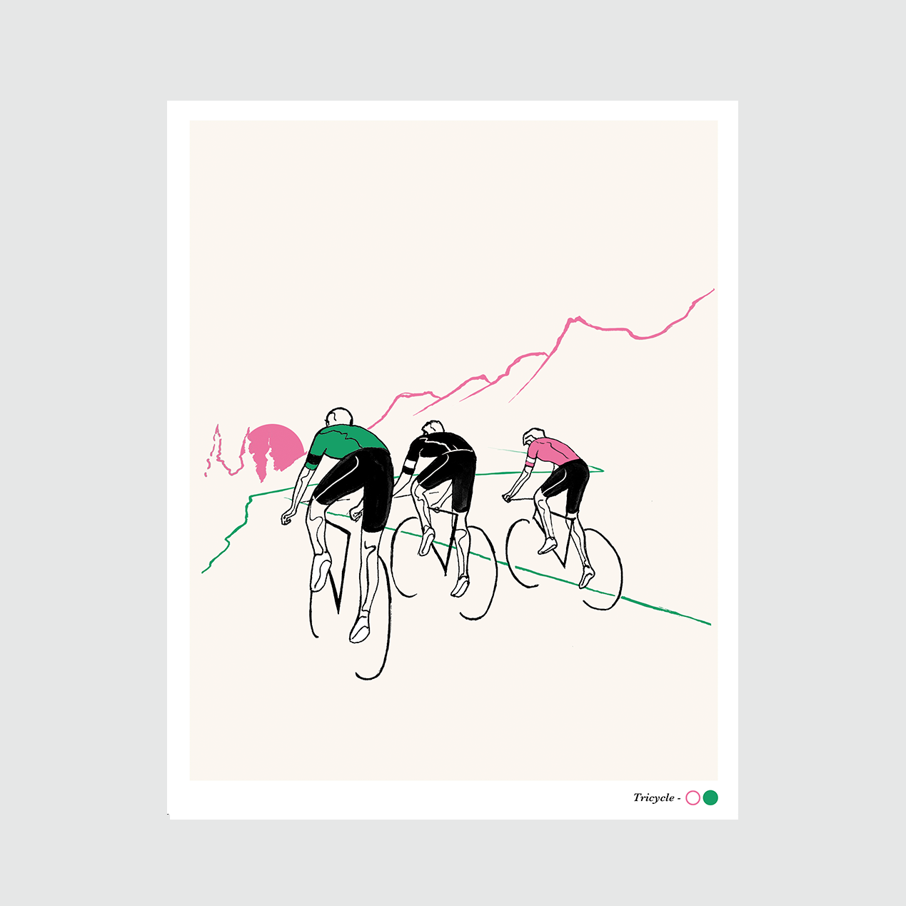 Tricycle Print by Ovso