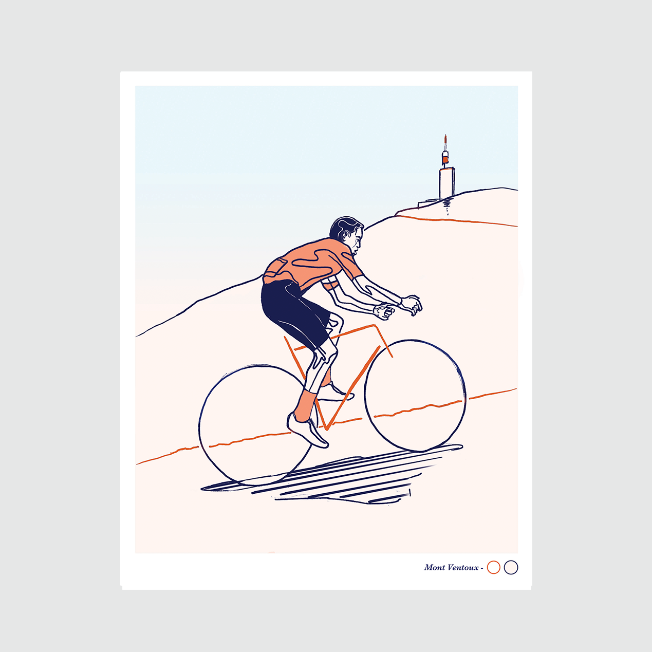 Mont Ventoux Print by Ovso