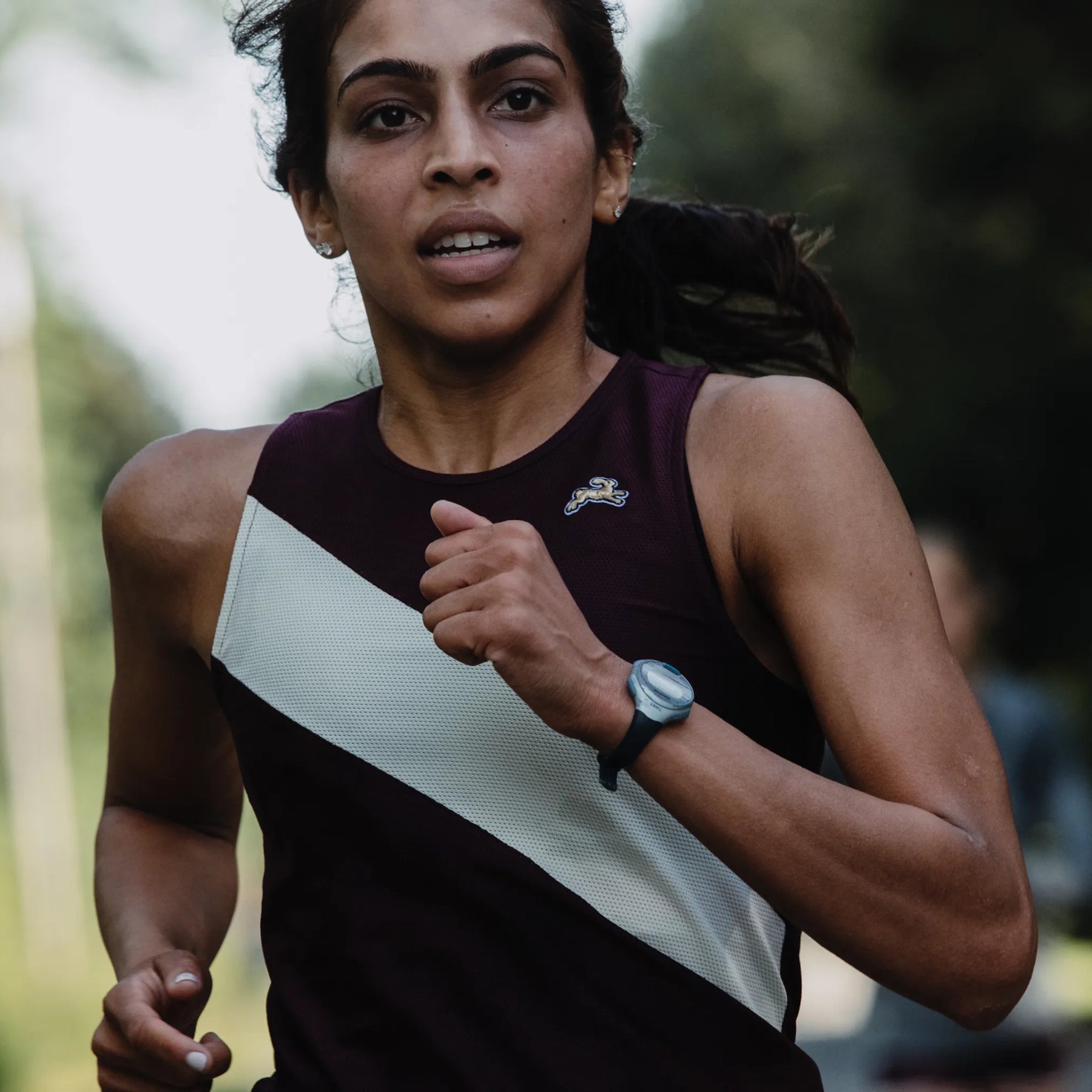 Tracksmith Women's Van Cortlandt Singlet - Navy/Ivory – Le Club