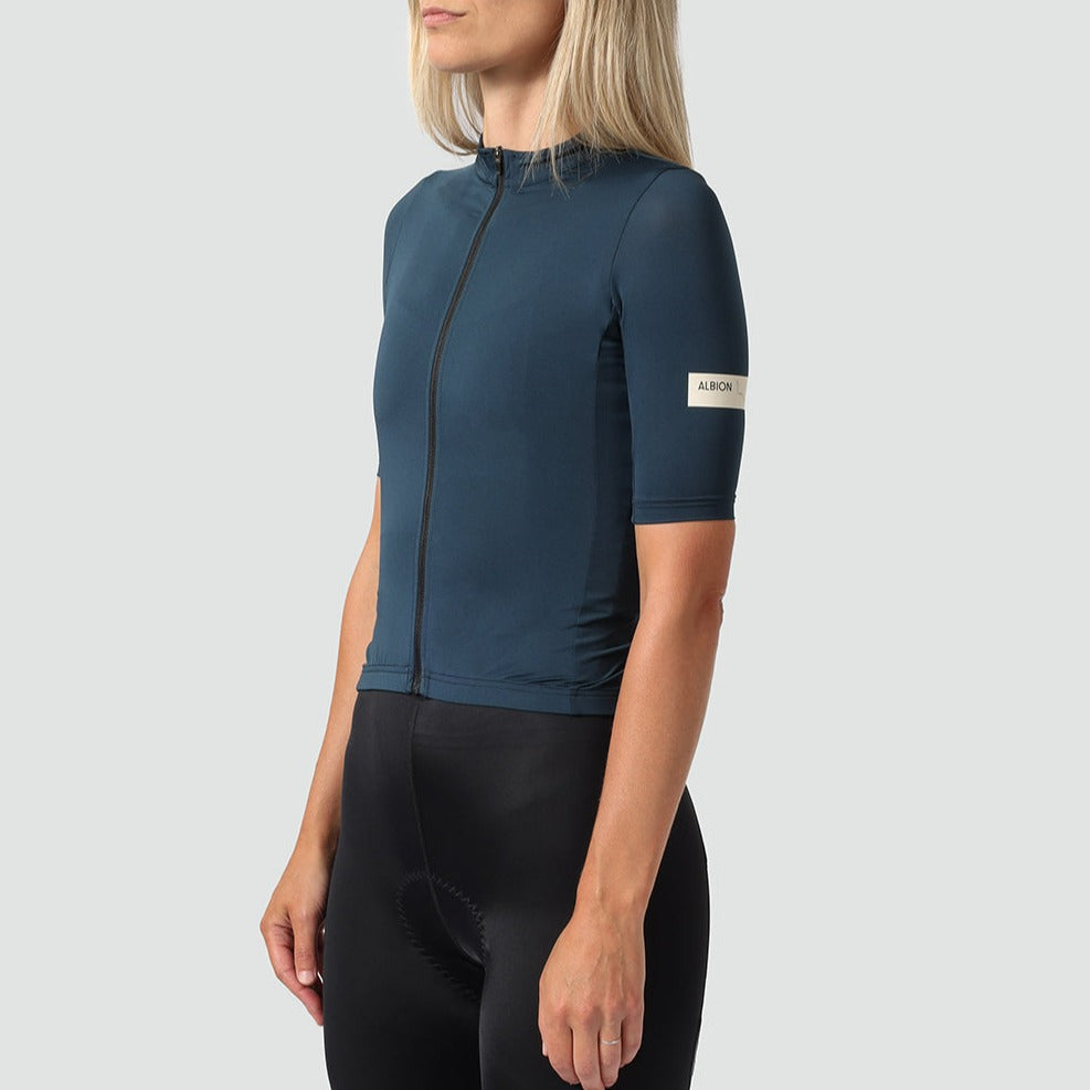Women&#39;s Short Sleeve Jersey - Stone Blue