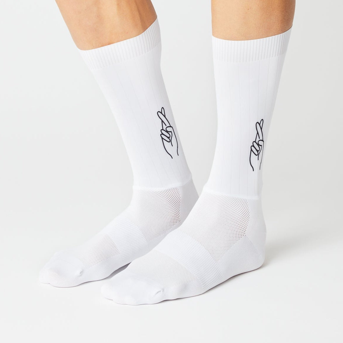 Aero Logo Socks - White