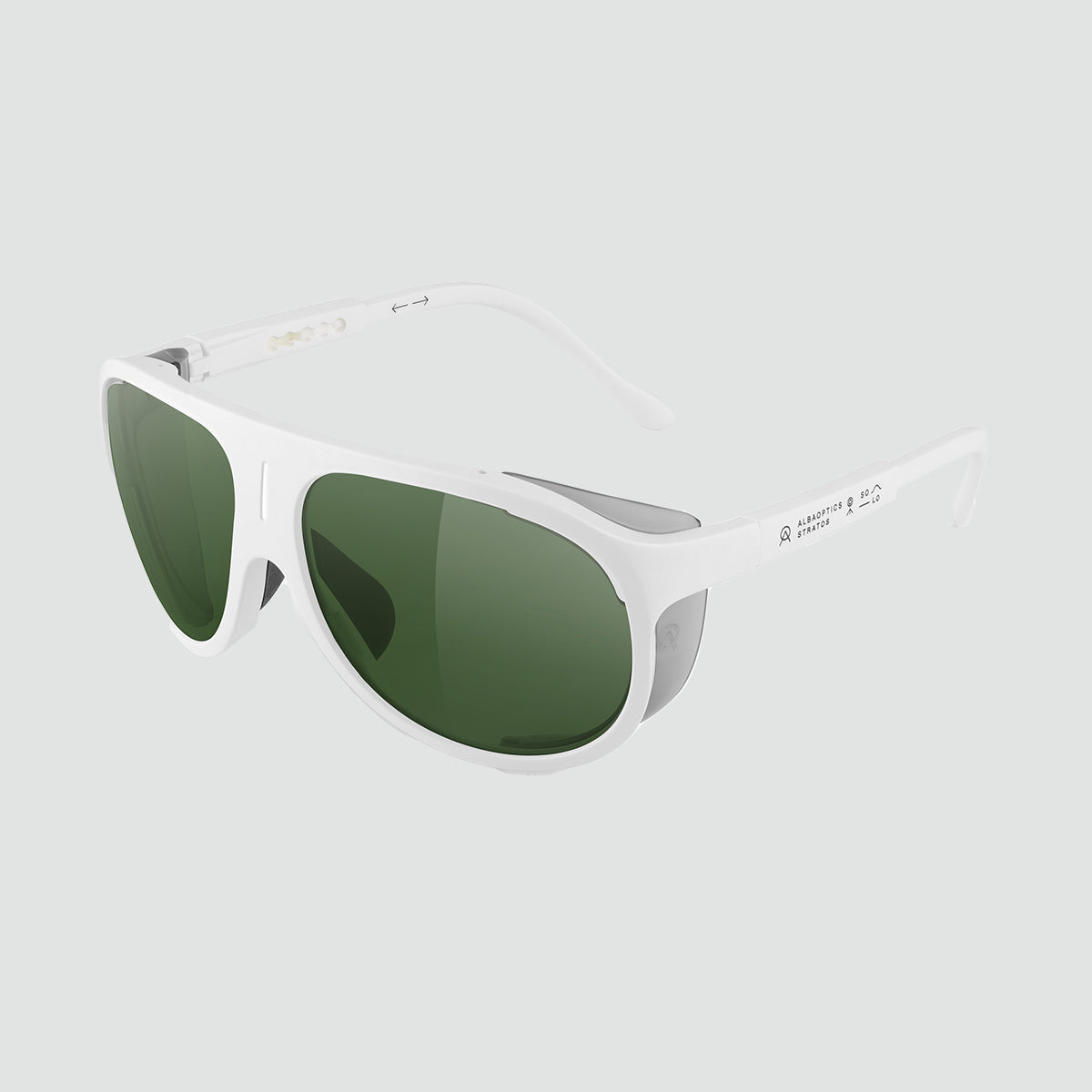 Alba Optics Solo Sunglasses - White VZUM™ LEAF – Le Club