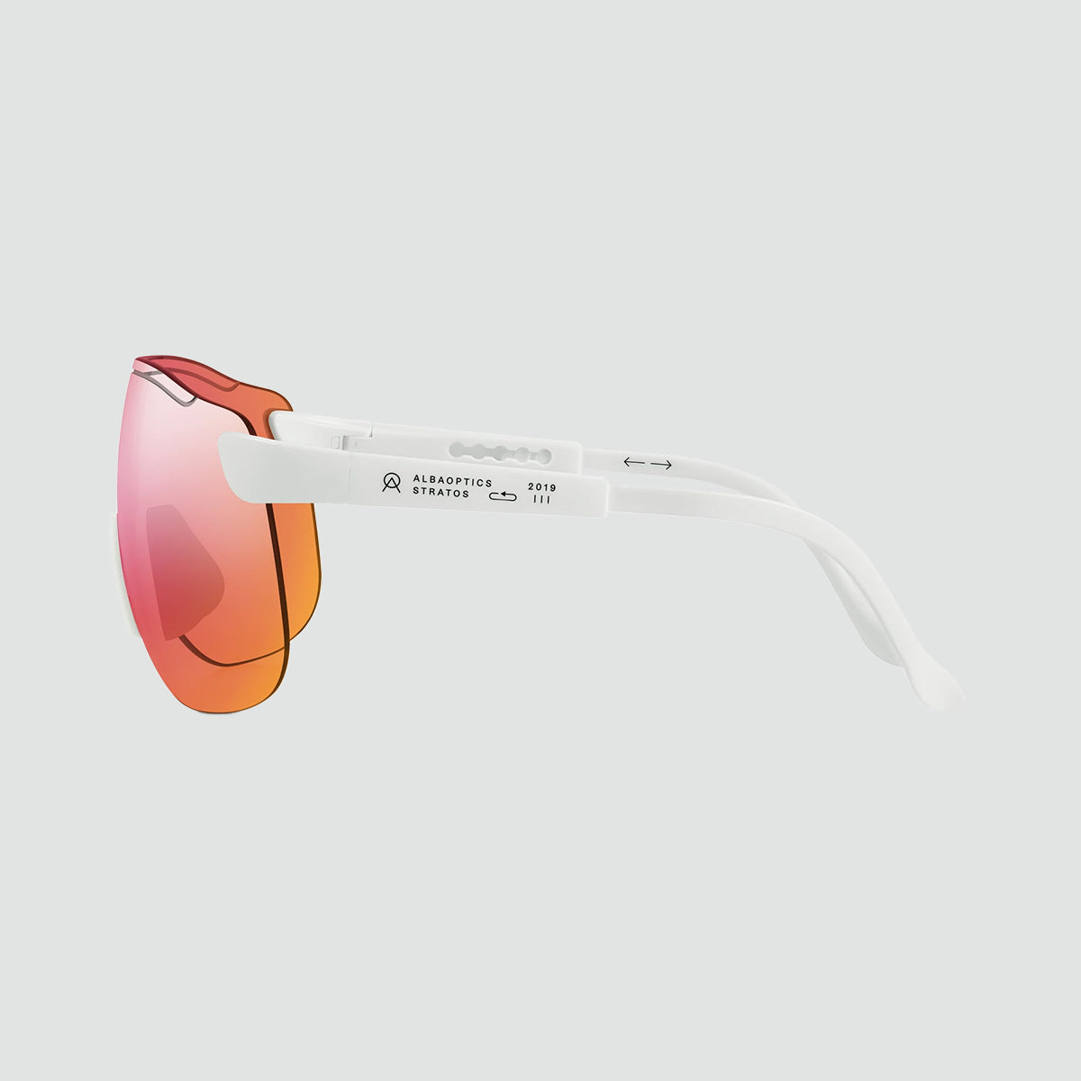 Stratos Sunglasses - White VZUM™ ML LAVA