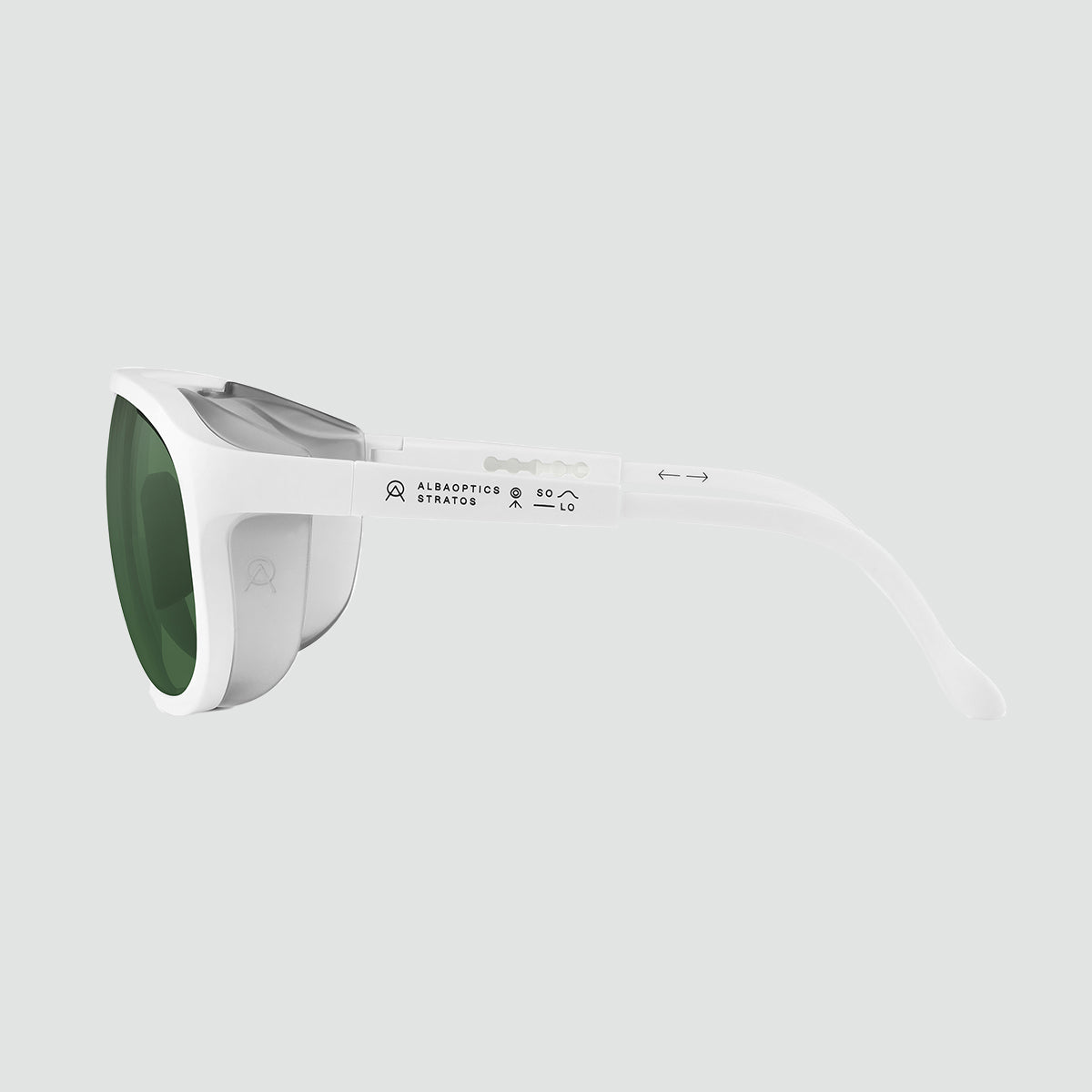 Alba Optics Solo Sunglasses - White VZUM™ LEAF – Le Club