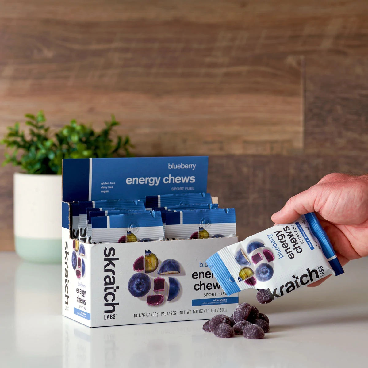 Sport Energy Chews - Blueberry (50mg Caffeine)