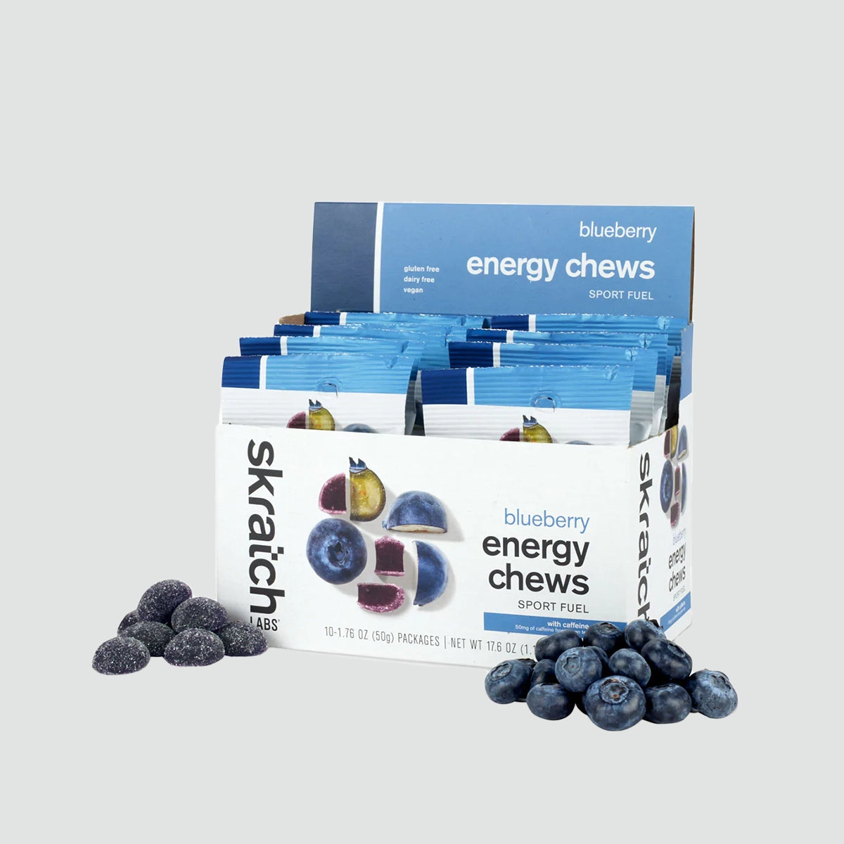 Sport Energy Chews - Blueberry (50mg Caffeine)