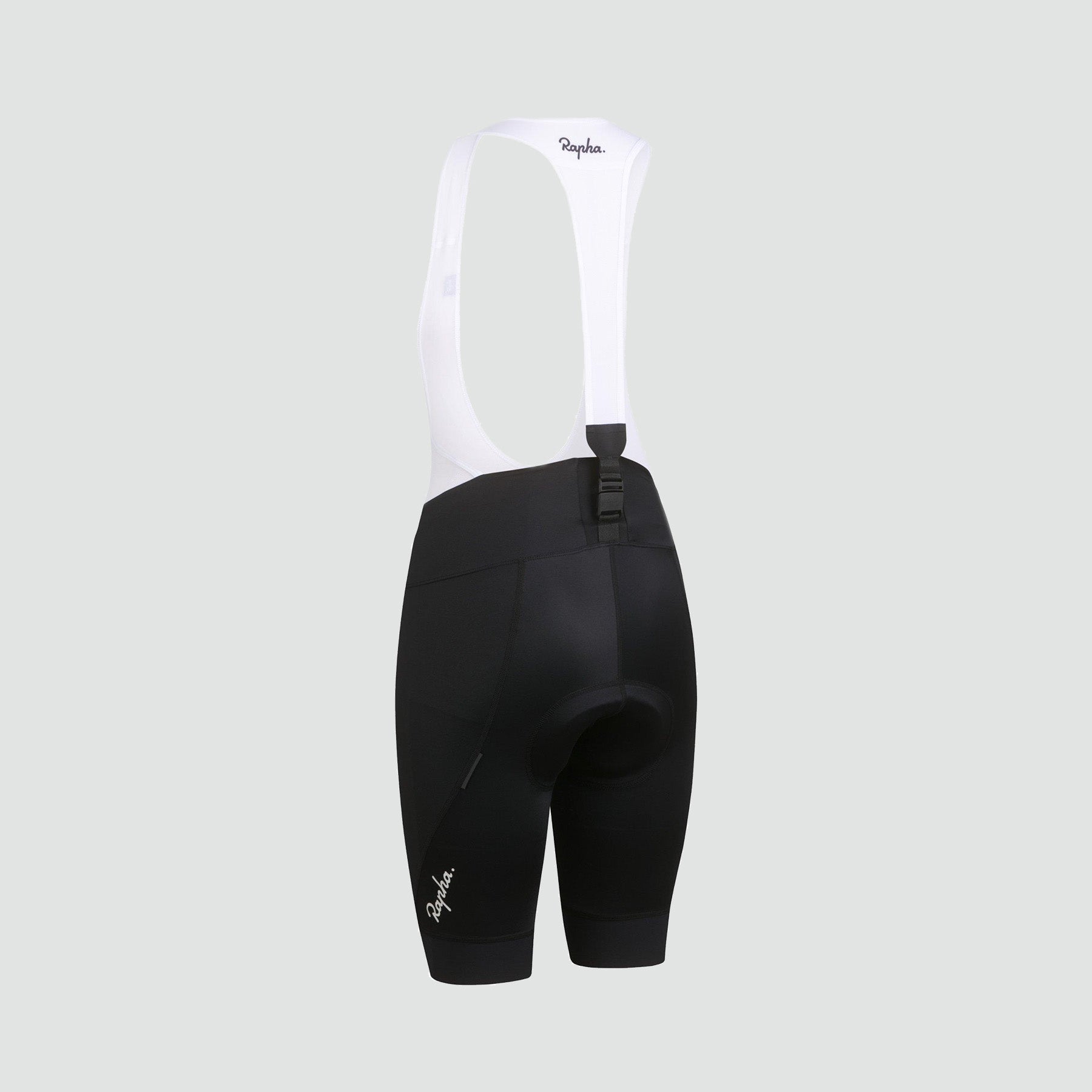 Women's Detachable Bib Shorts - Black/White