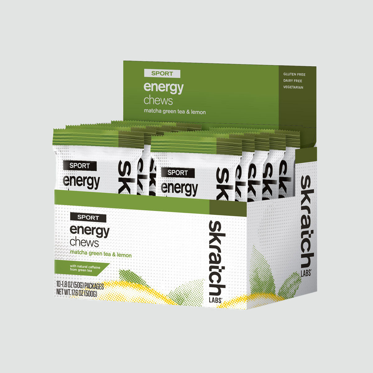 Sport Energy Chews - Matcha Green Tea &amp; Lemon