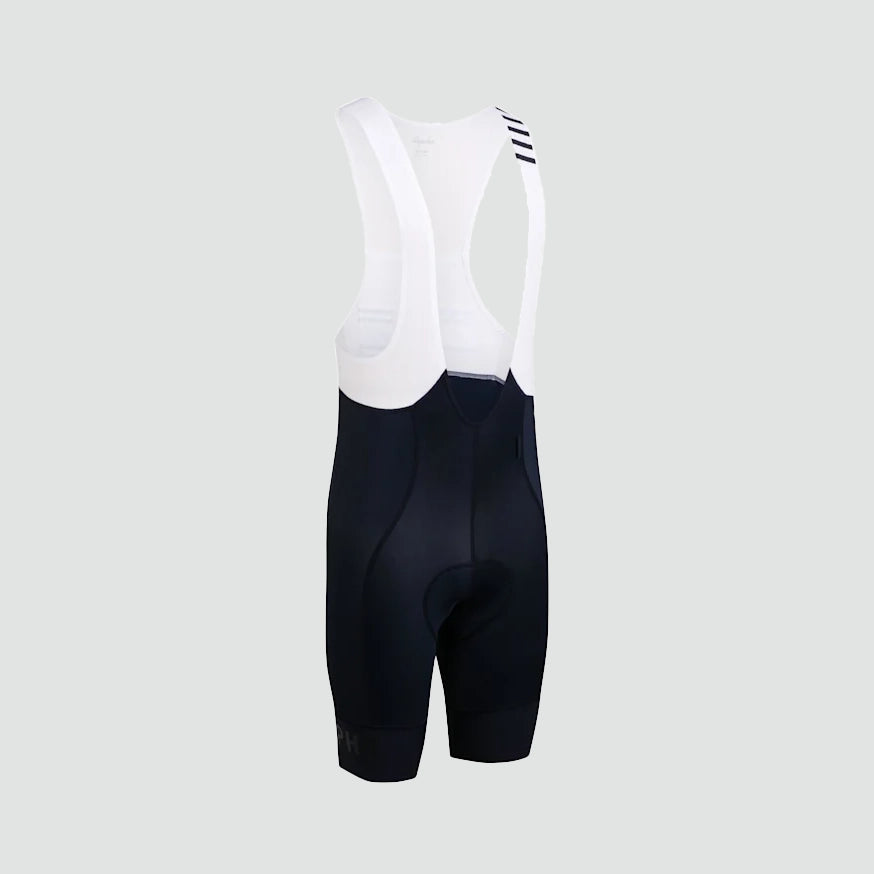 Rapha Pro Team Bib Shorts II Long Black White Le Club