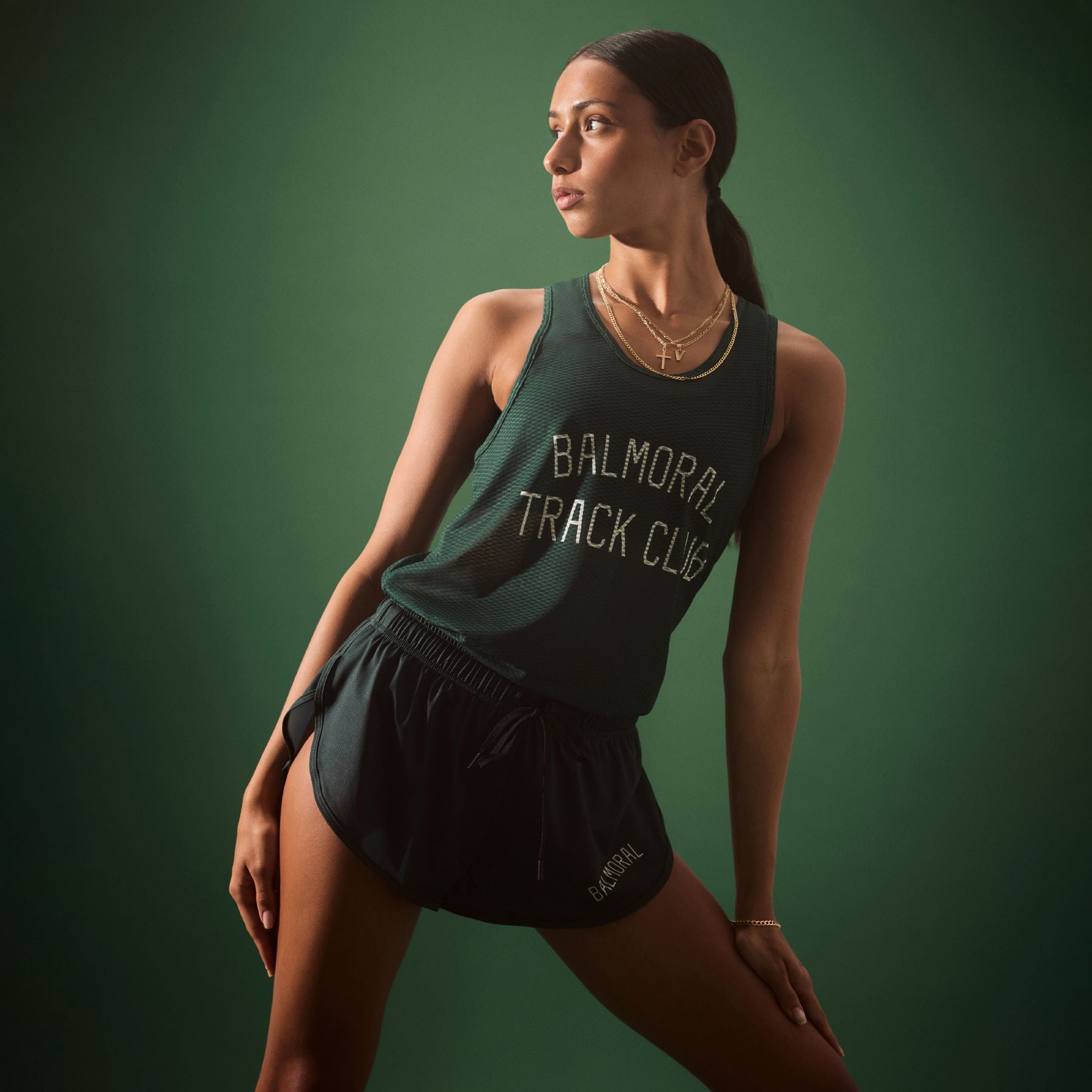 Track Club Tank Top - Forest Green