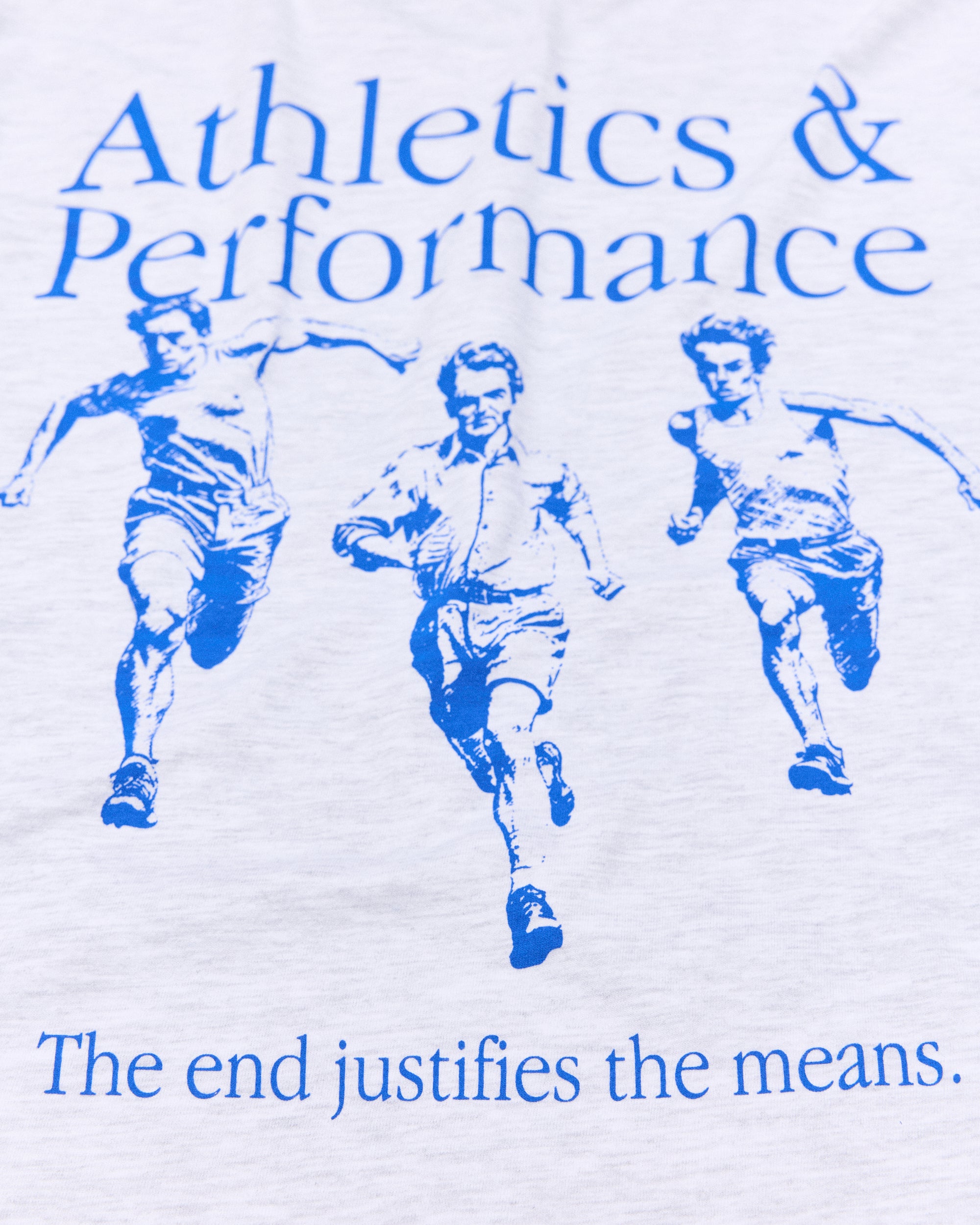 Means T-Shirt - Ash Grey / Blue