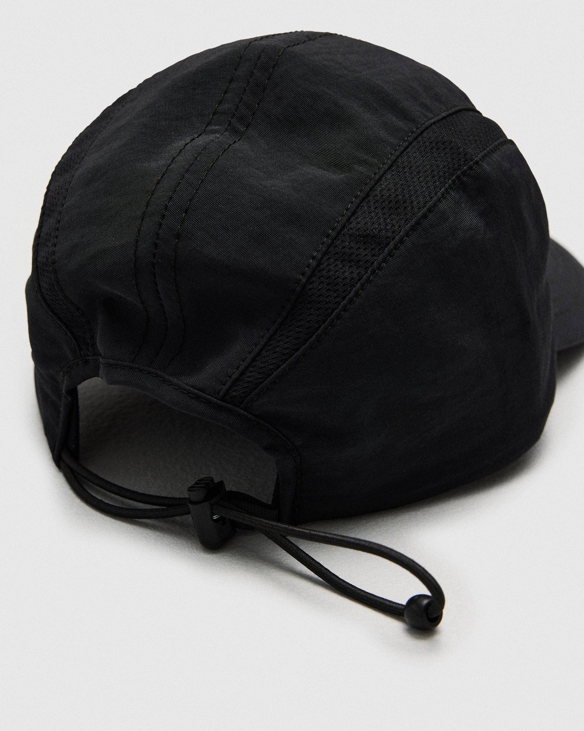 Belmore 4-Panel Hat - Black / Light Grey