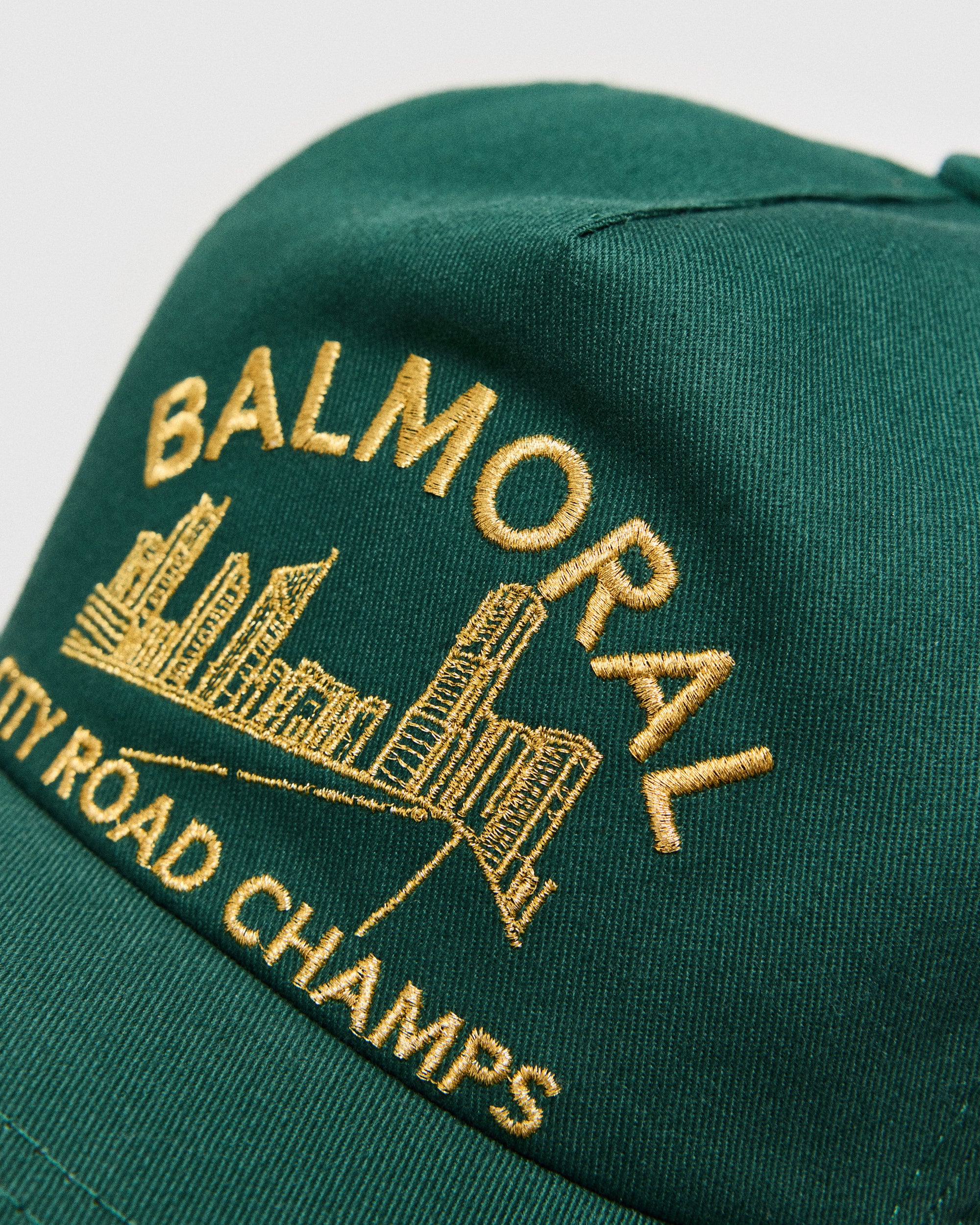 Skyline 5-Panel Hat - Forest / Gold