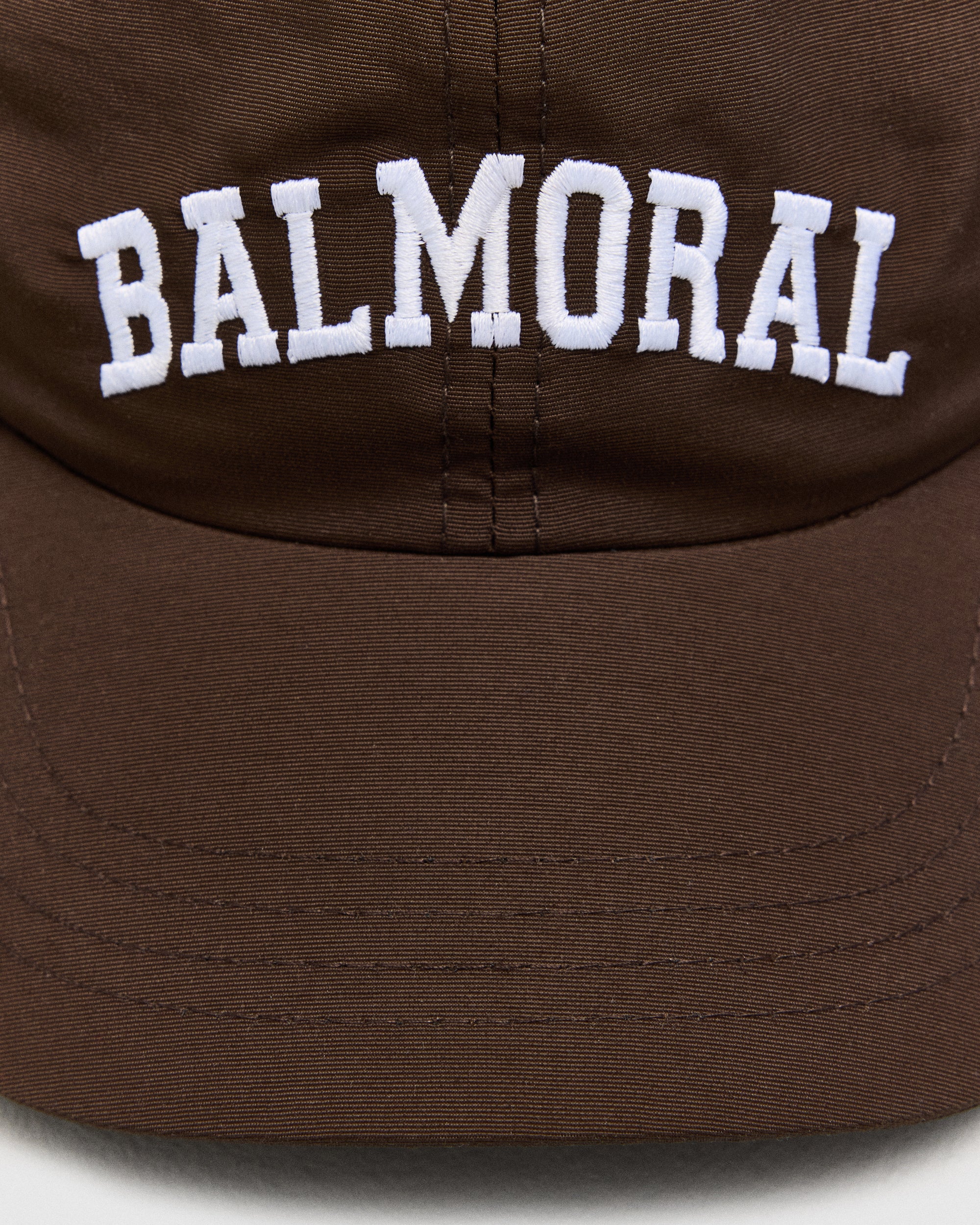 Aberdeen 6-Panel Hat - Chocolate / White