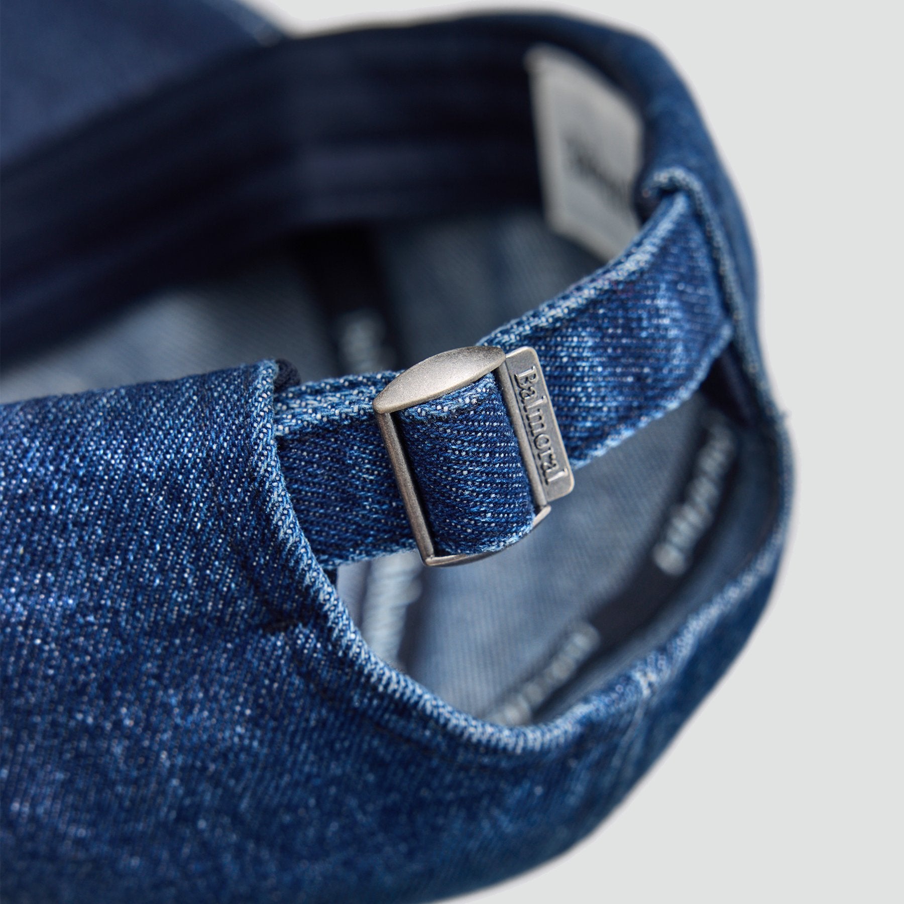 Melrose Washed Denim 6-Panel Hat - Blue