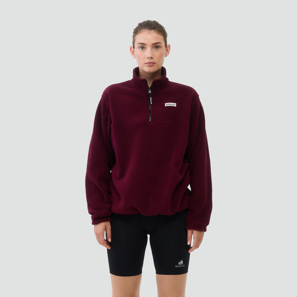 Courcelle 1/4 Zip - Burgundy