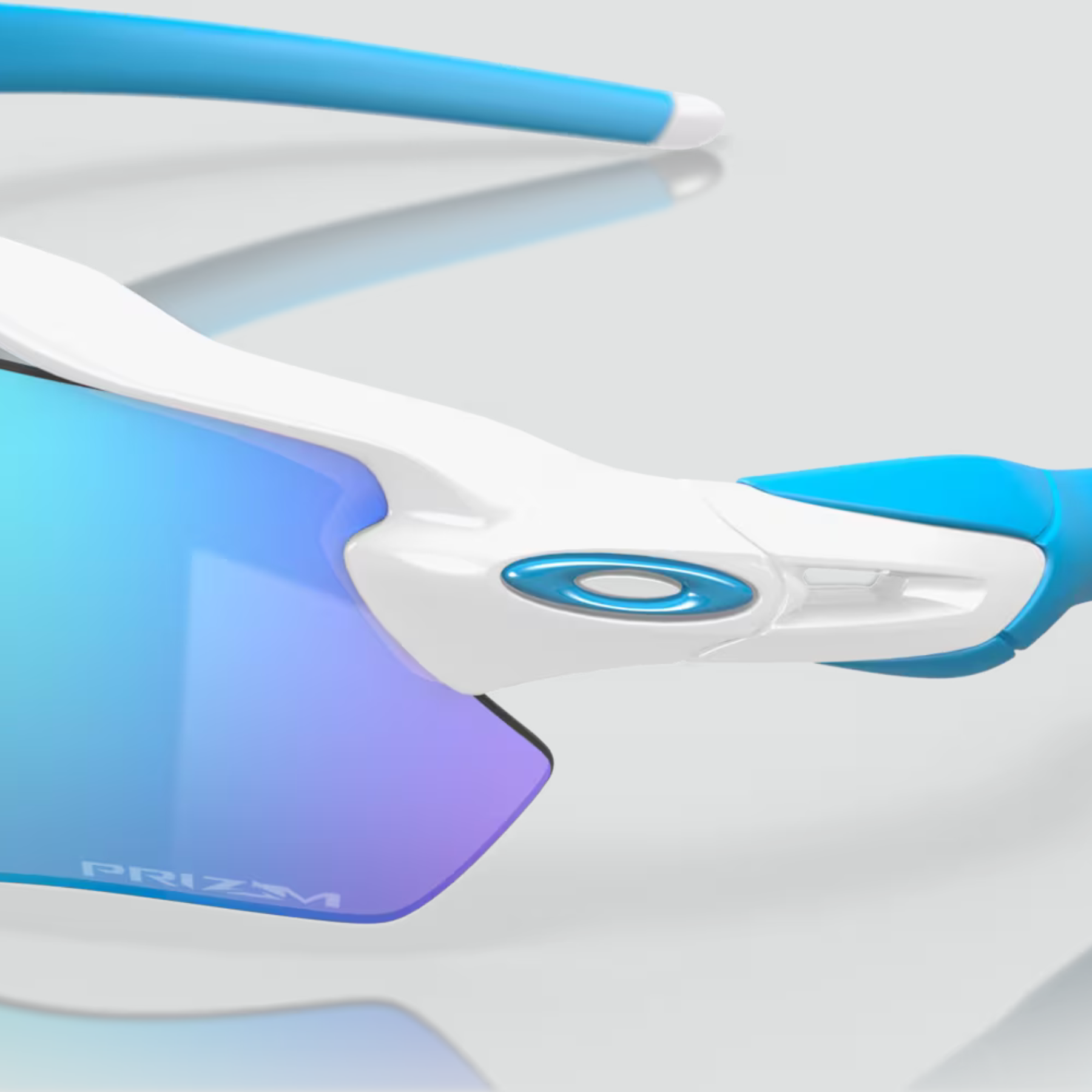 Radar EV Path Sunglasses - Polished White Prizm Sapphire