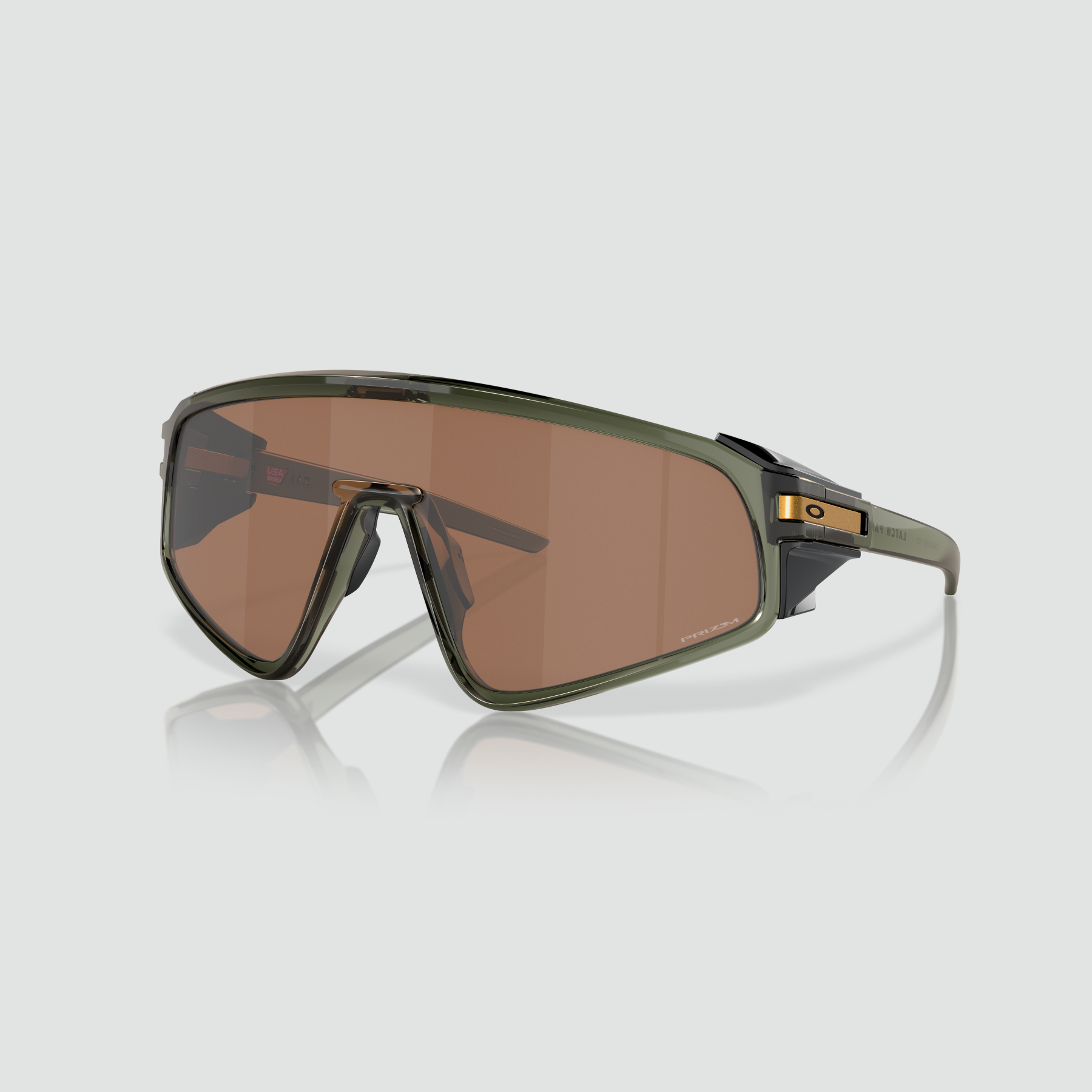 Latch Panel Sunglasses - Olive Ink Prizm Tungsten Iridium