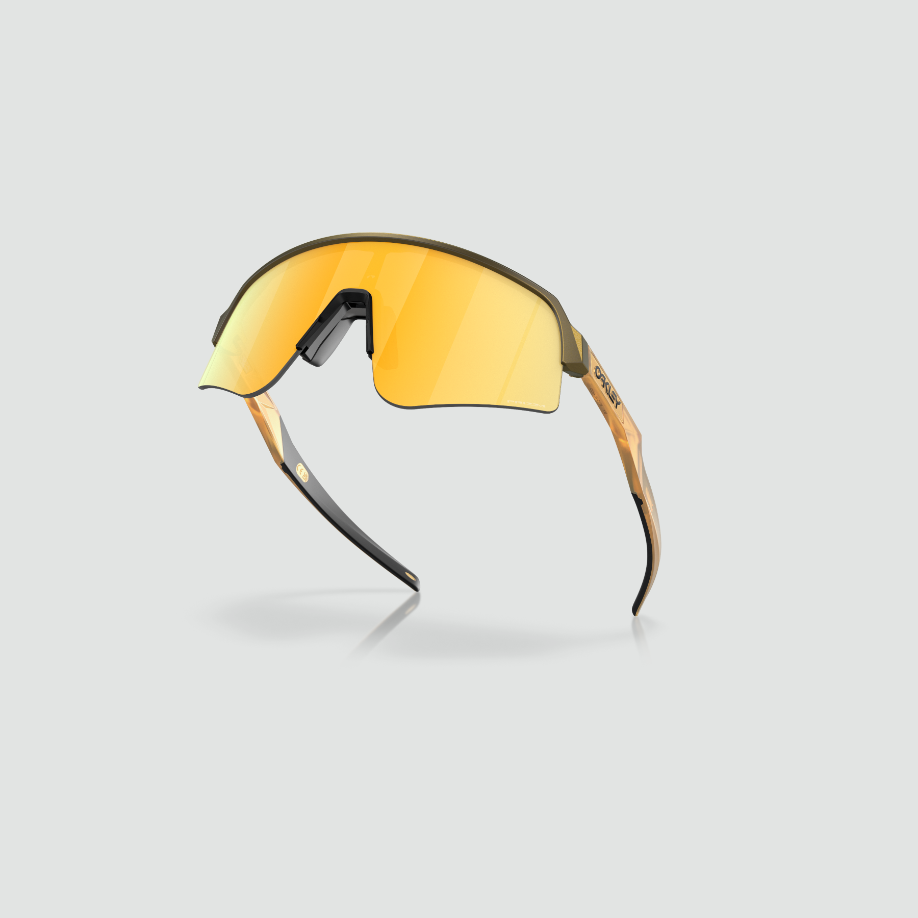 Sutro Lite Sweep Sunglasses - Brass Tax/Translucent Light Curry Prizm 24K Iridium