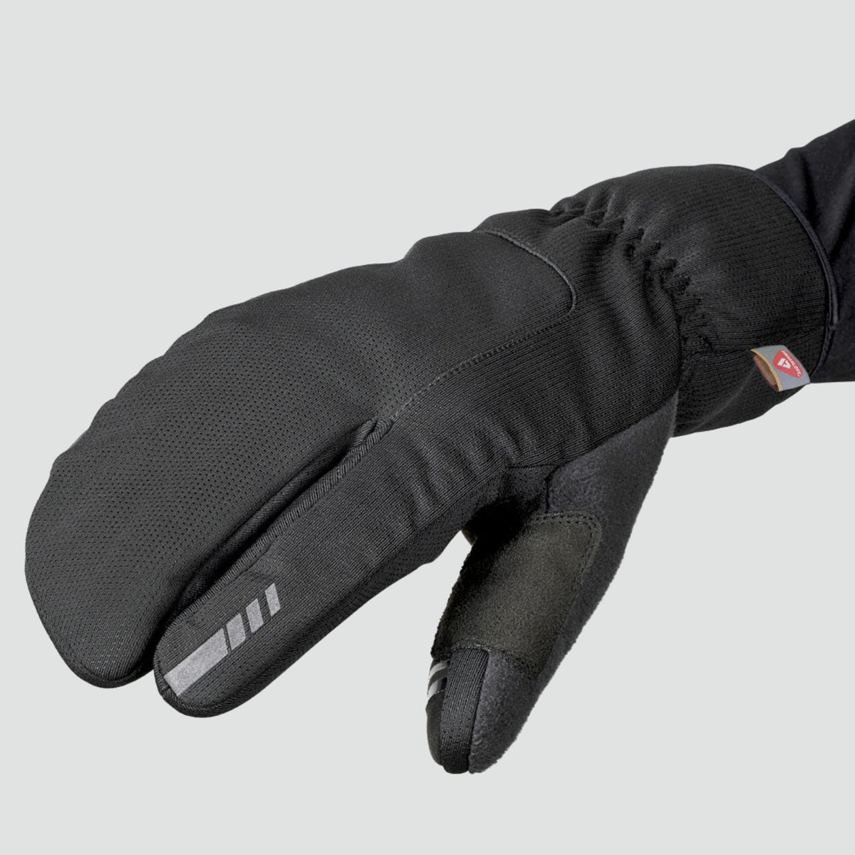 Nordic 2 Windproof Deep Winter Lobster Gloves - Black