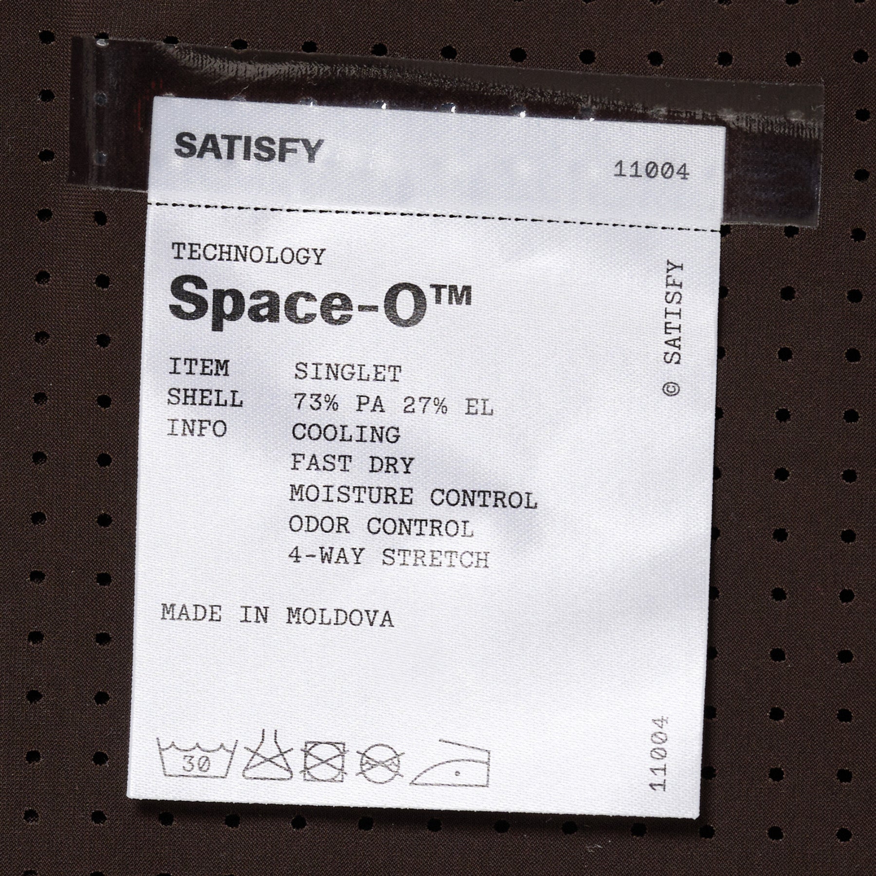 Space-O™ Singlet - Deep Mahogany