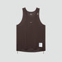 Space-O Singlet - Deep Mahogany