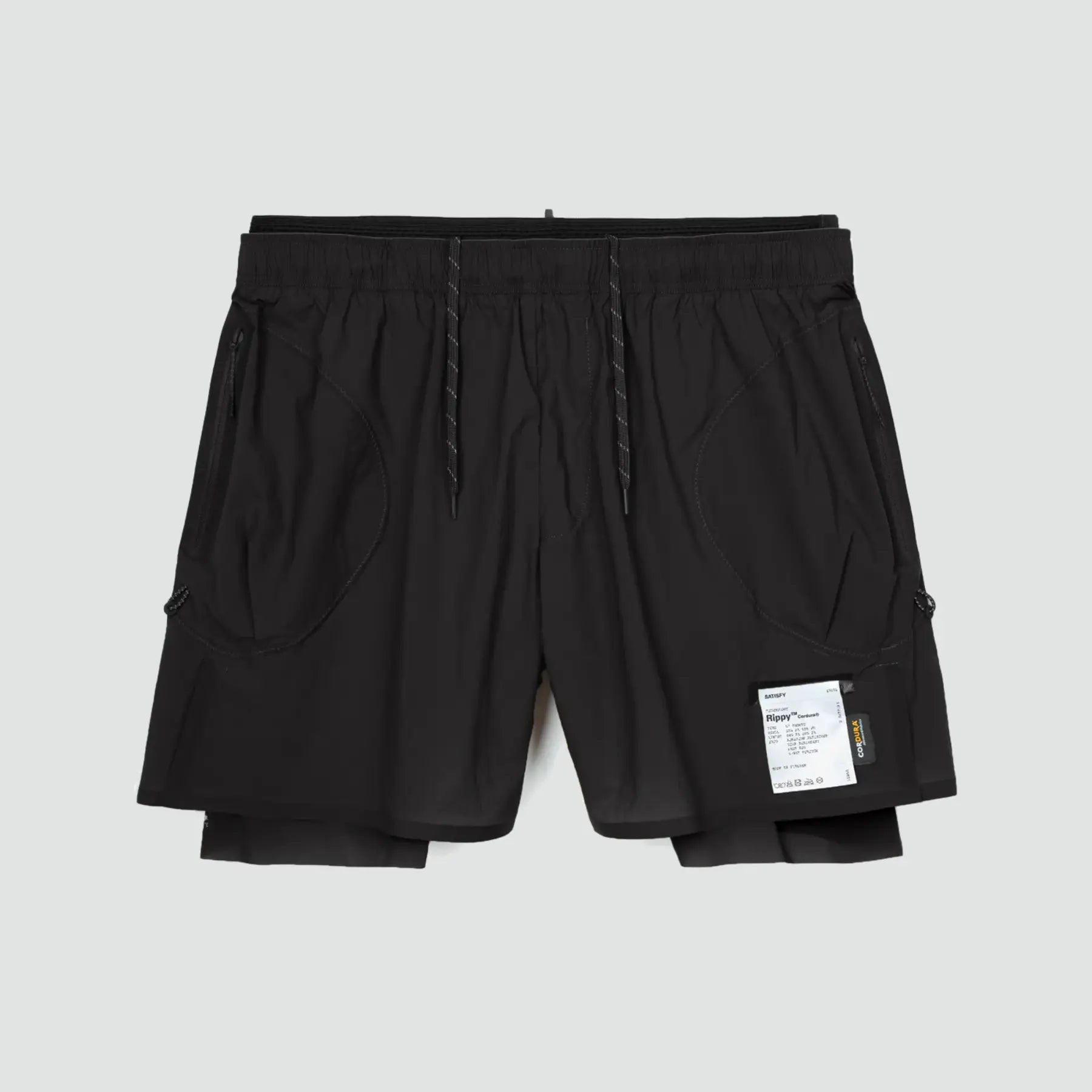 Rippy Cordura 5 Trail Shorts - Black