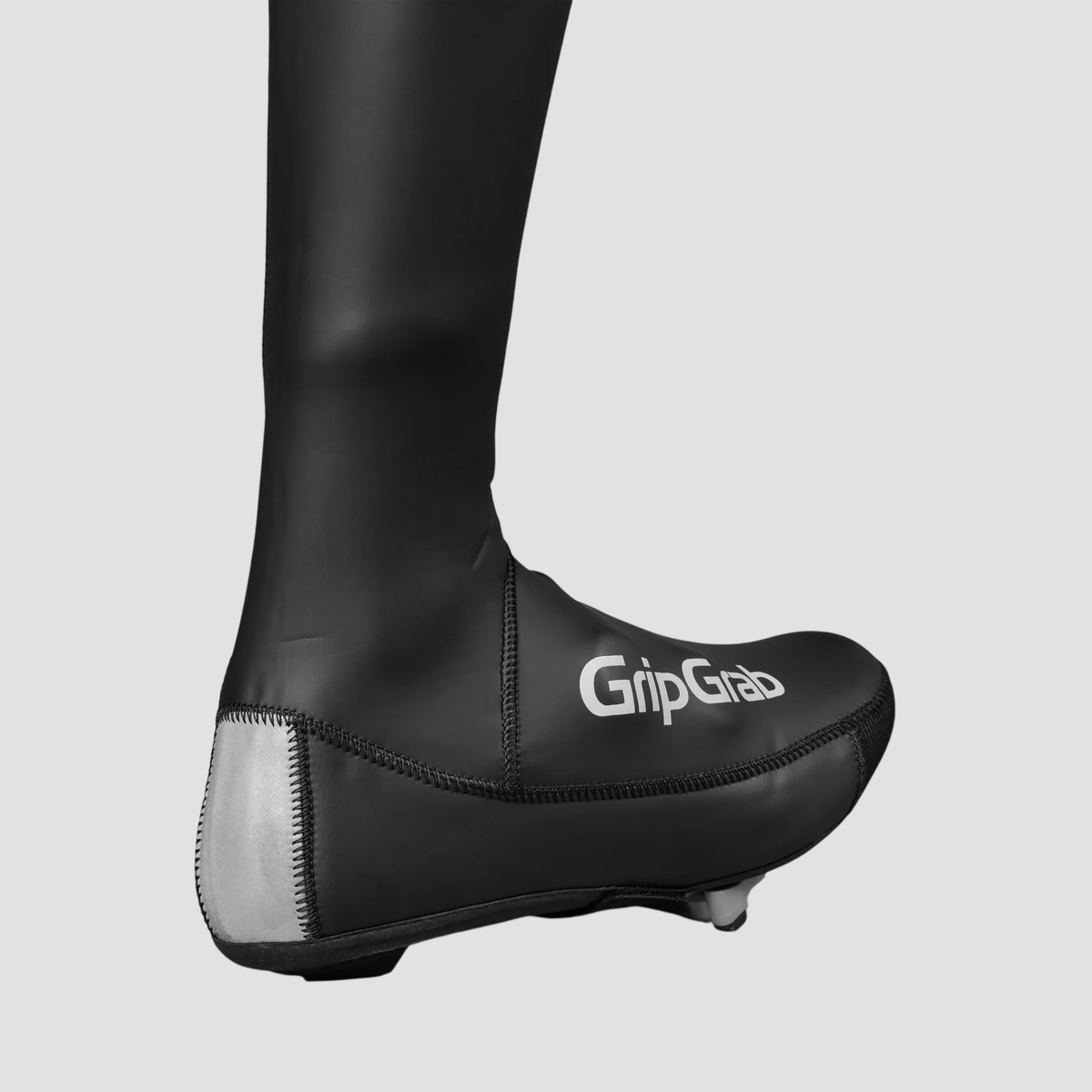 AquaShield Waterproof Winter Road Shoe Covers - Black