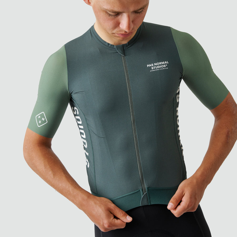 Pas Normal Studios Solitude Midsummer Jersey - Green Sleeve – Le Club