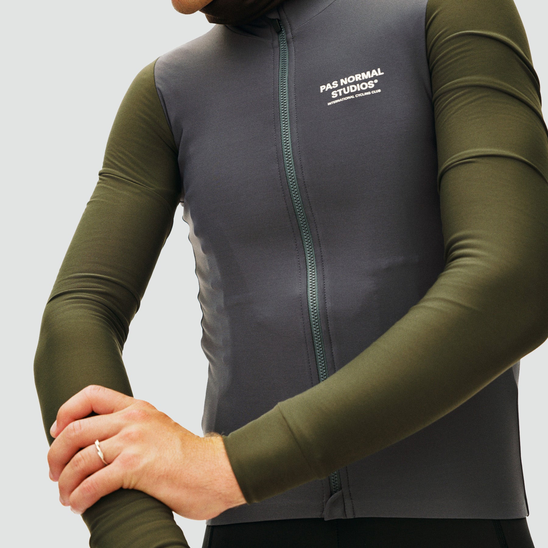 Mechanism Long Sleeve Jersey - Steel / Dark Olive