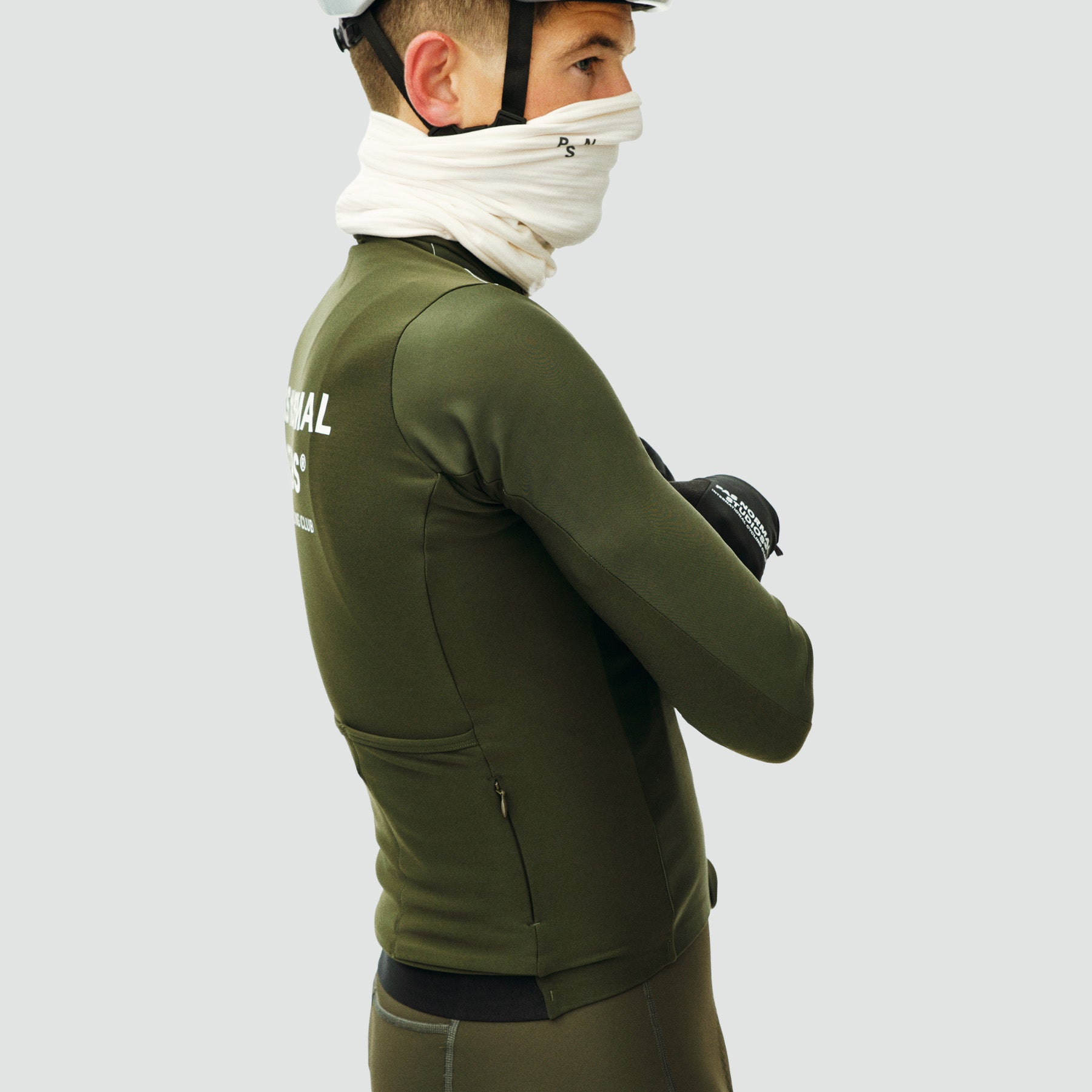 Pas Normal Studios Mechanism Thermal Long Sleeve Jersey - Dark