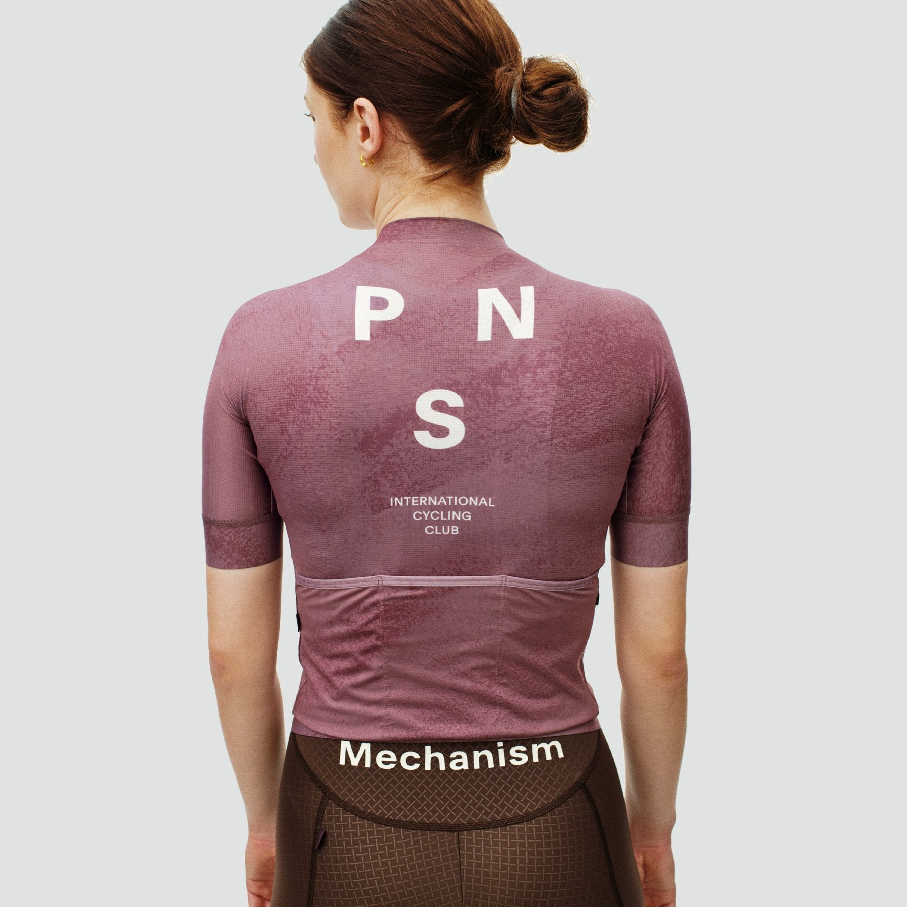 Women's Mechanism Jersey - AOP Dark Mauve