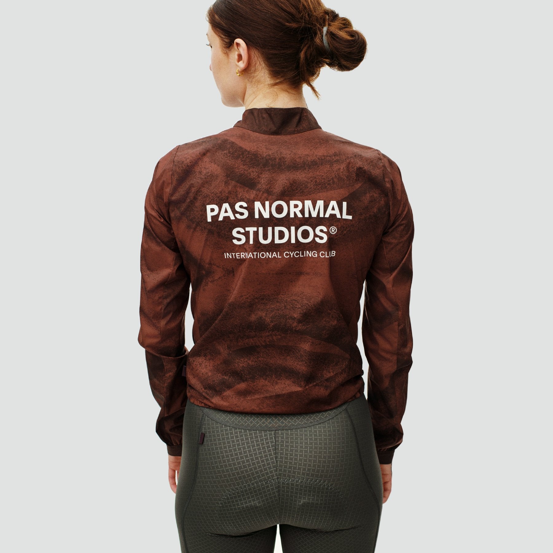 Women's Mechanism Stow Away Jacket - AOP Light Brown