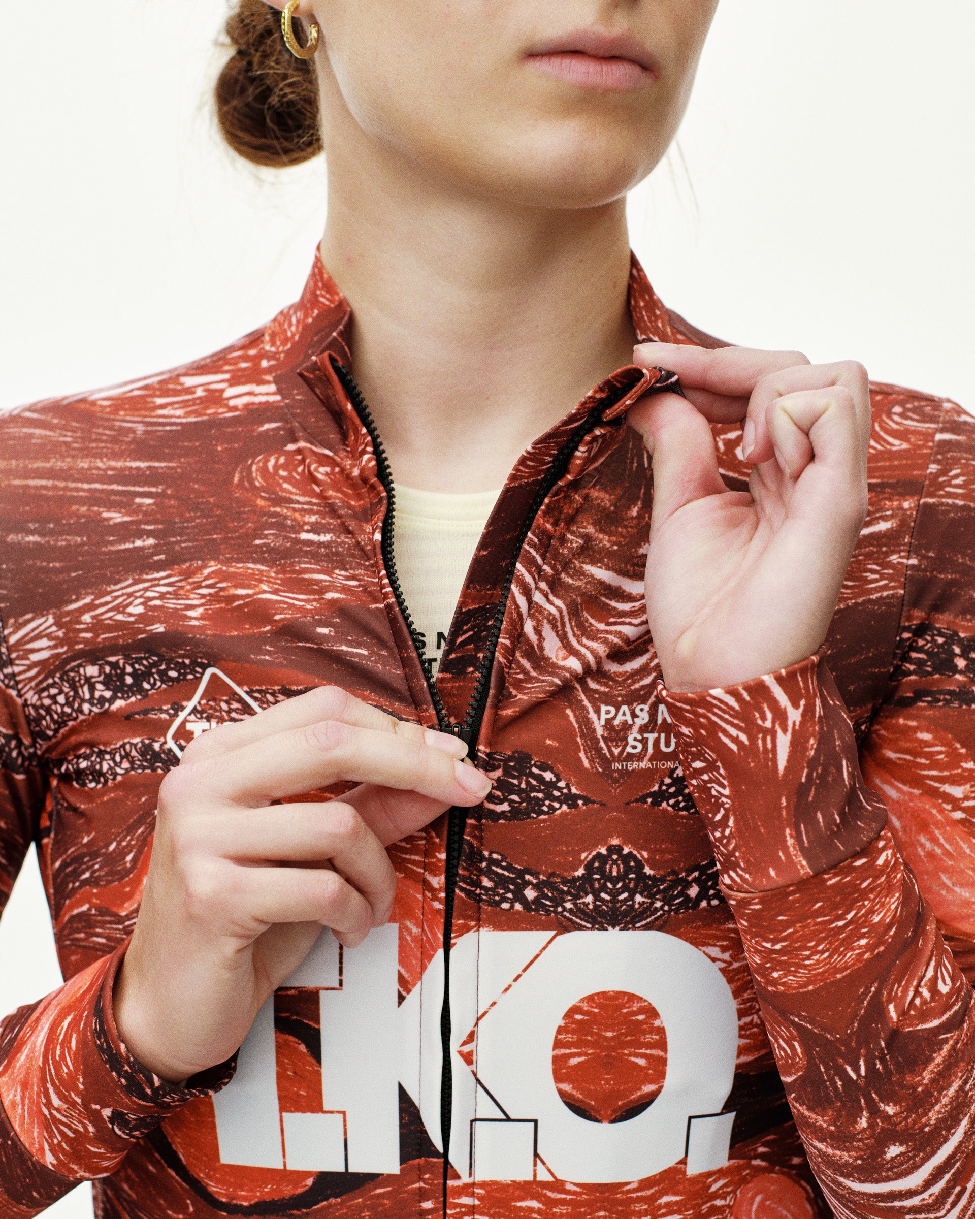 Women&#39;s T.K.O. Mechanism Long Sleeve Jersey - T.K.O. Red