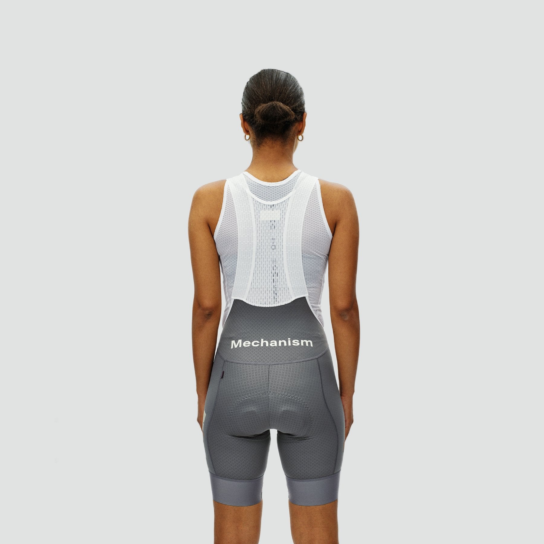 Women's Mechanism Logo Bibs - Medium Grey