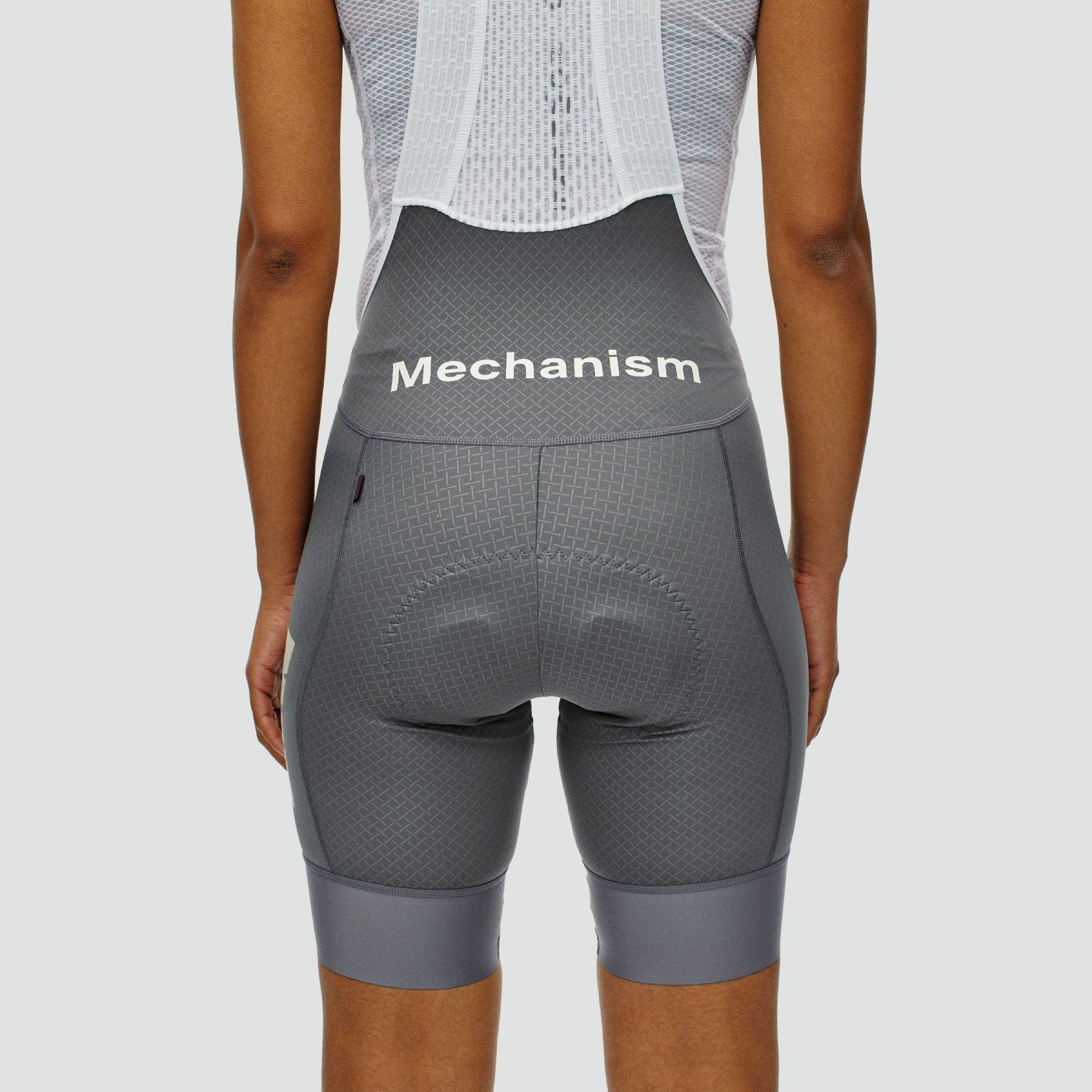 Women's Mechanism Logo Bibs - Medium Grey