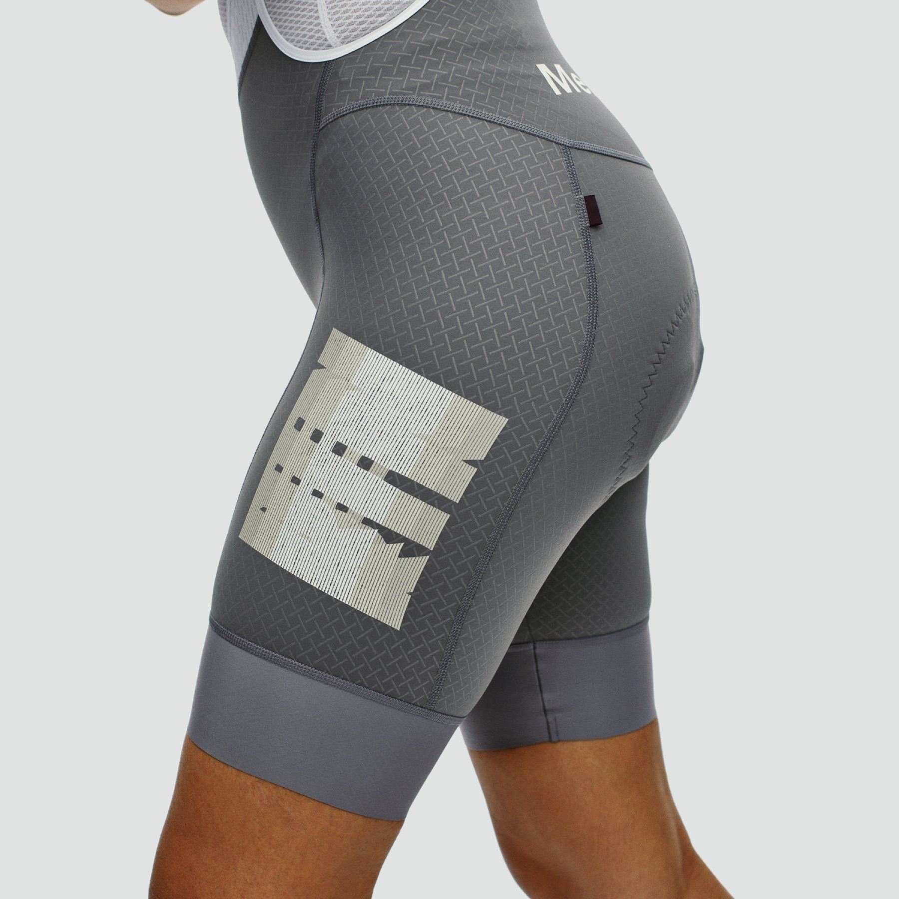 Women's Mechanism Logo Bibs - Medium Grey